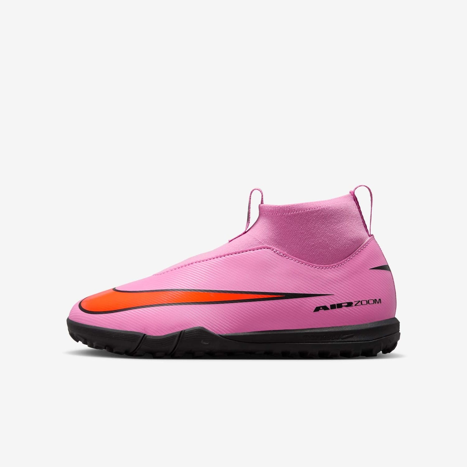 Vista principal Chuteira Society Nike Mercurial Superfly 10 Academy High Infantil Nike Rosa