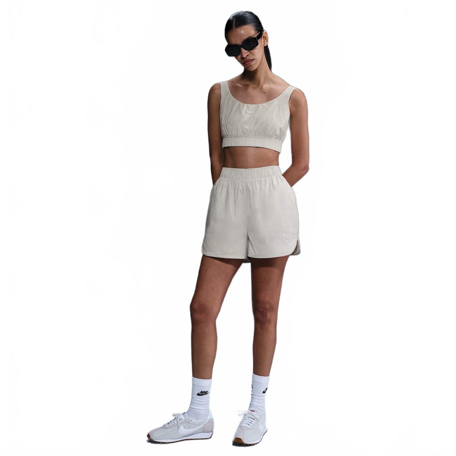 Vista principal Shorts Nike Sportswear HR 4" Feminino Nike Sportswear Azul