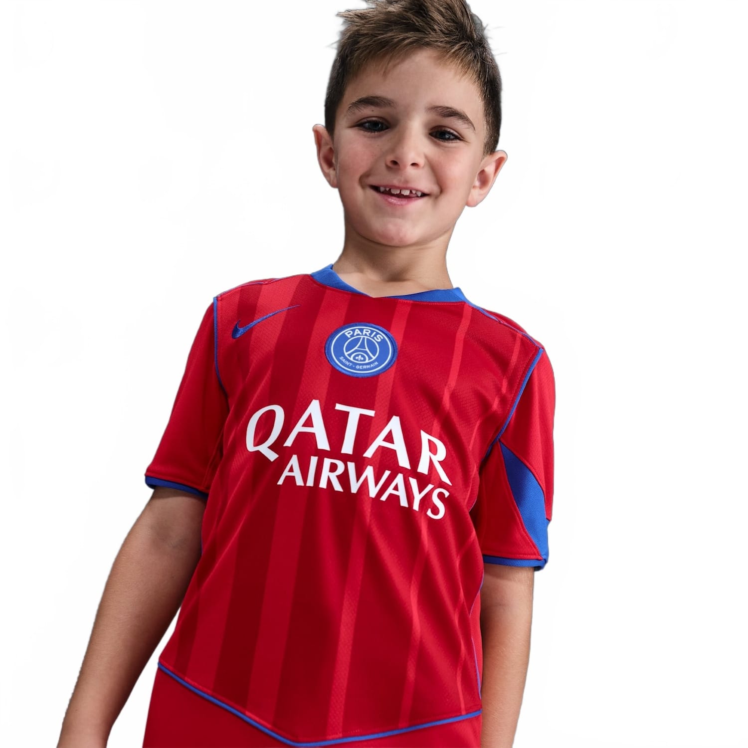Camisa Paris Saint-Germain Nike Total 90 III 2025/26 Torcedor Pro Infantil