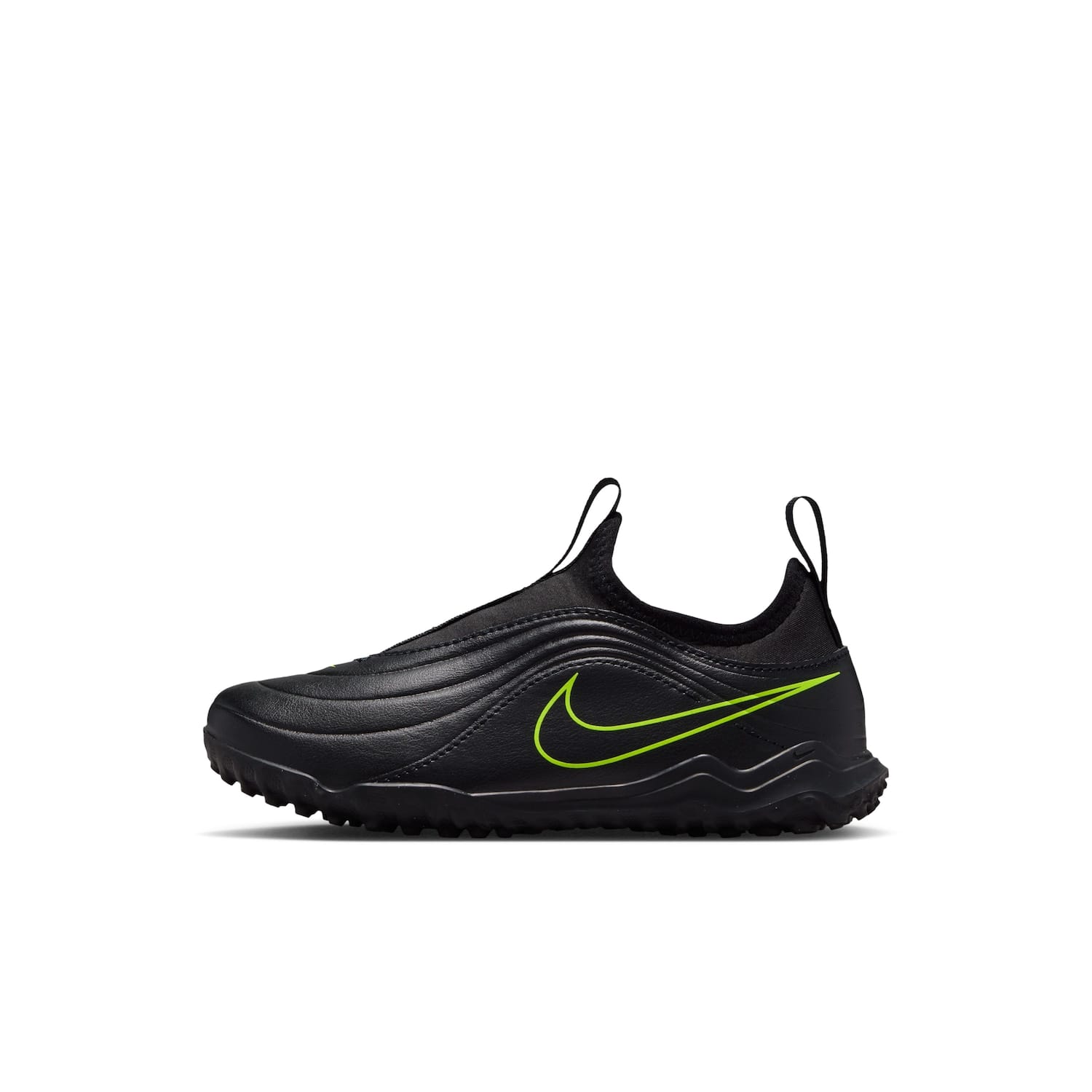 Vista principal Chuteira Society Nike Tiempo Maestro Club Infantil Nike Preto