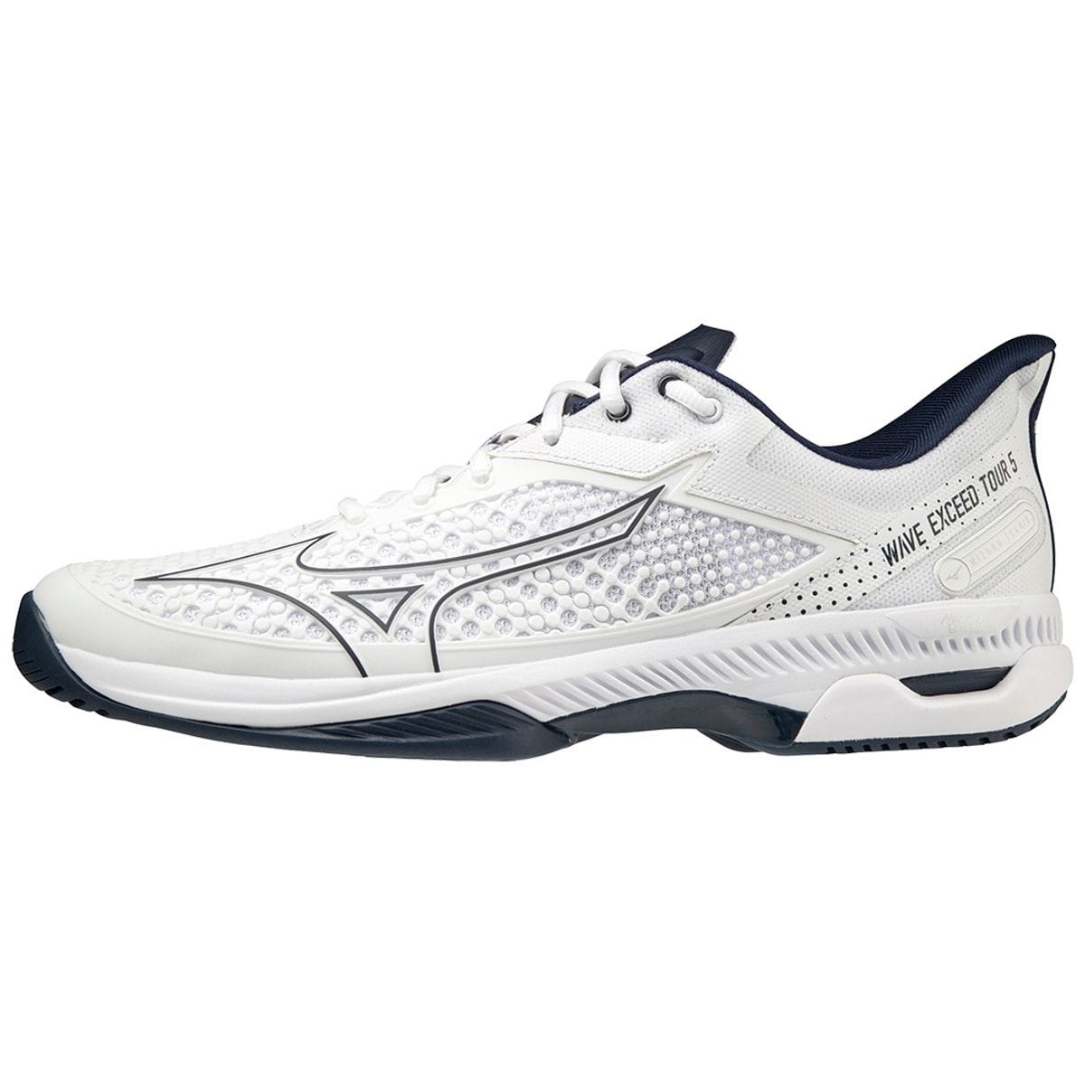Vista principal Tênis de Tennis Unissex Mizuno Wave Exceed Tour 5 All Court Branco Mizuno