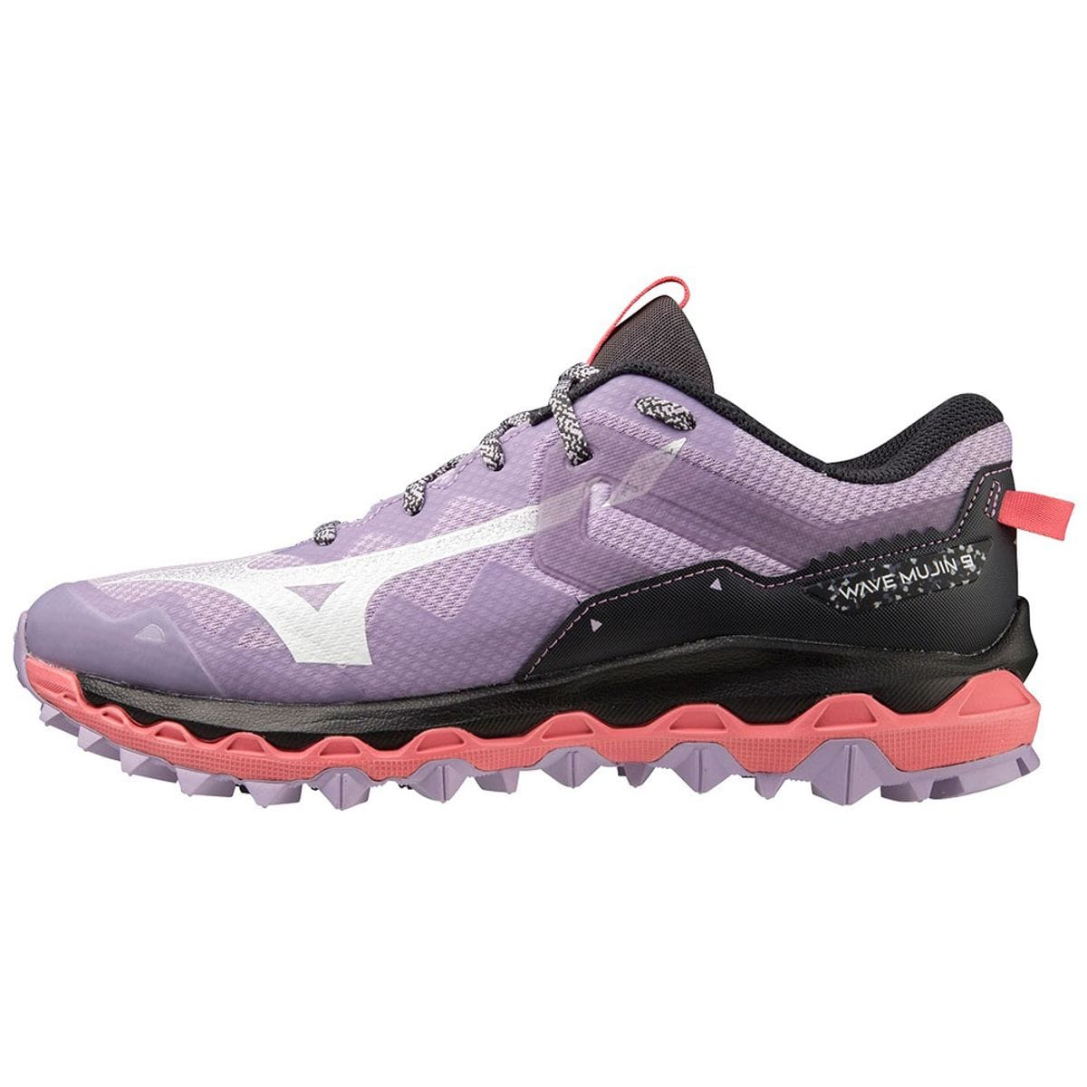 Vista principal Tênis de Trilha Feminino Mizuno Wave Mujin 9 Roxo Mizuno