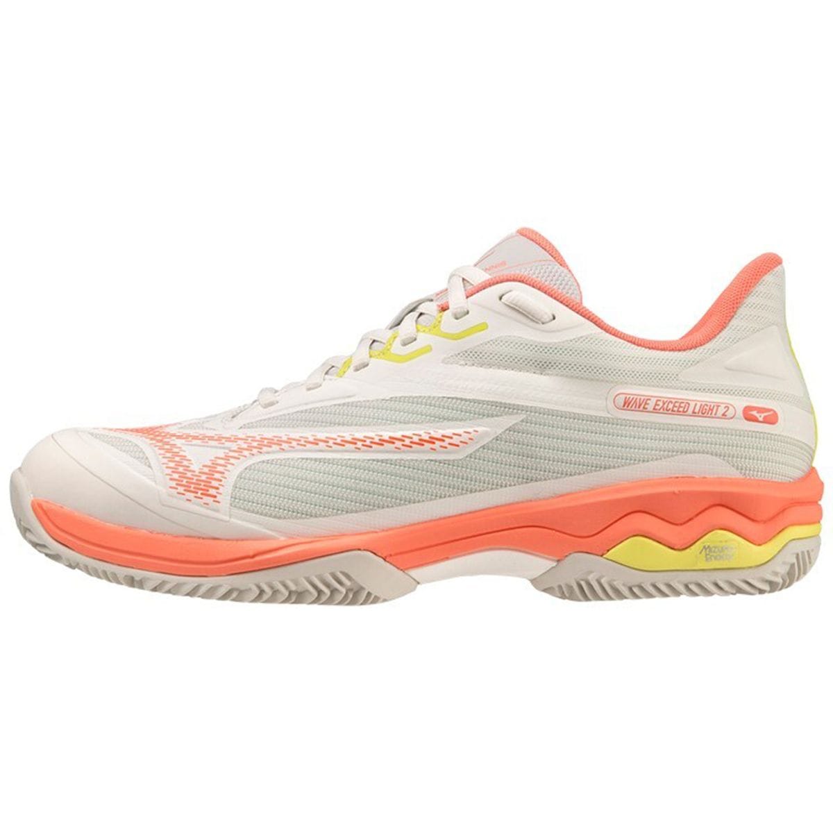Vista principal Tênis de Tennis Feminino Mizuno Wave Exceed Light 2 Clay Court Branco Mizuno