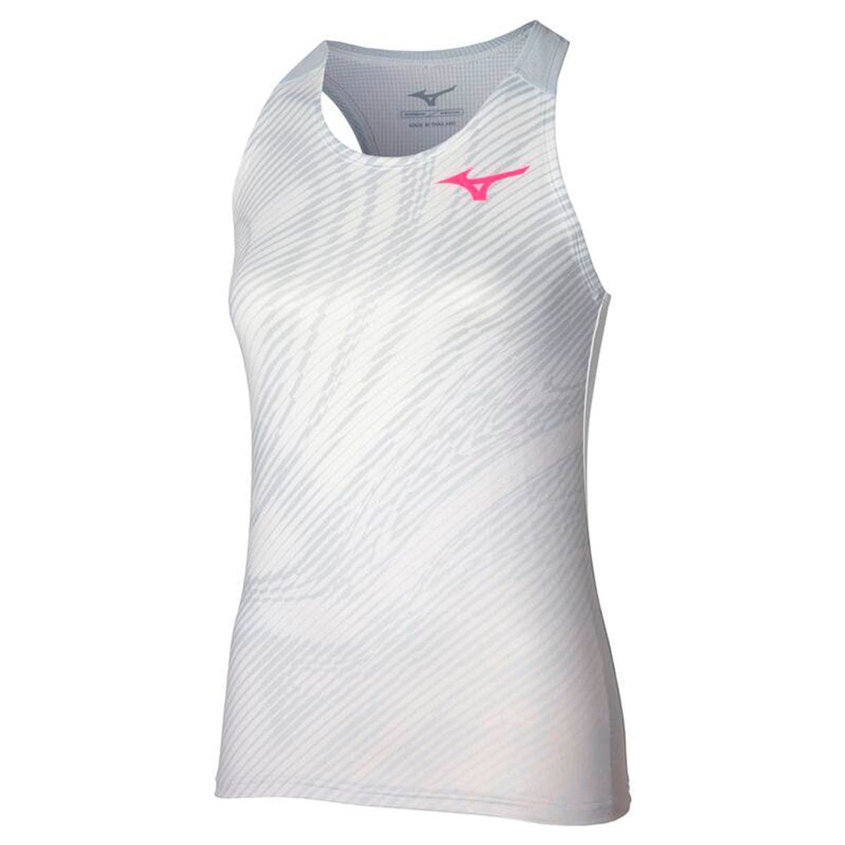 Regata de Tennis Feminina Mizuno Charge Printed Branco