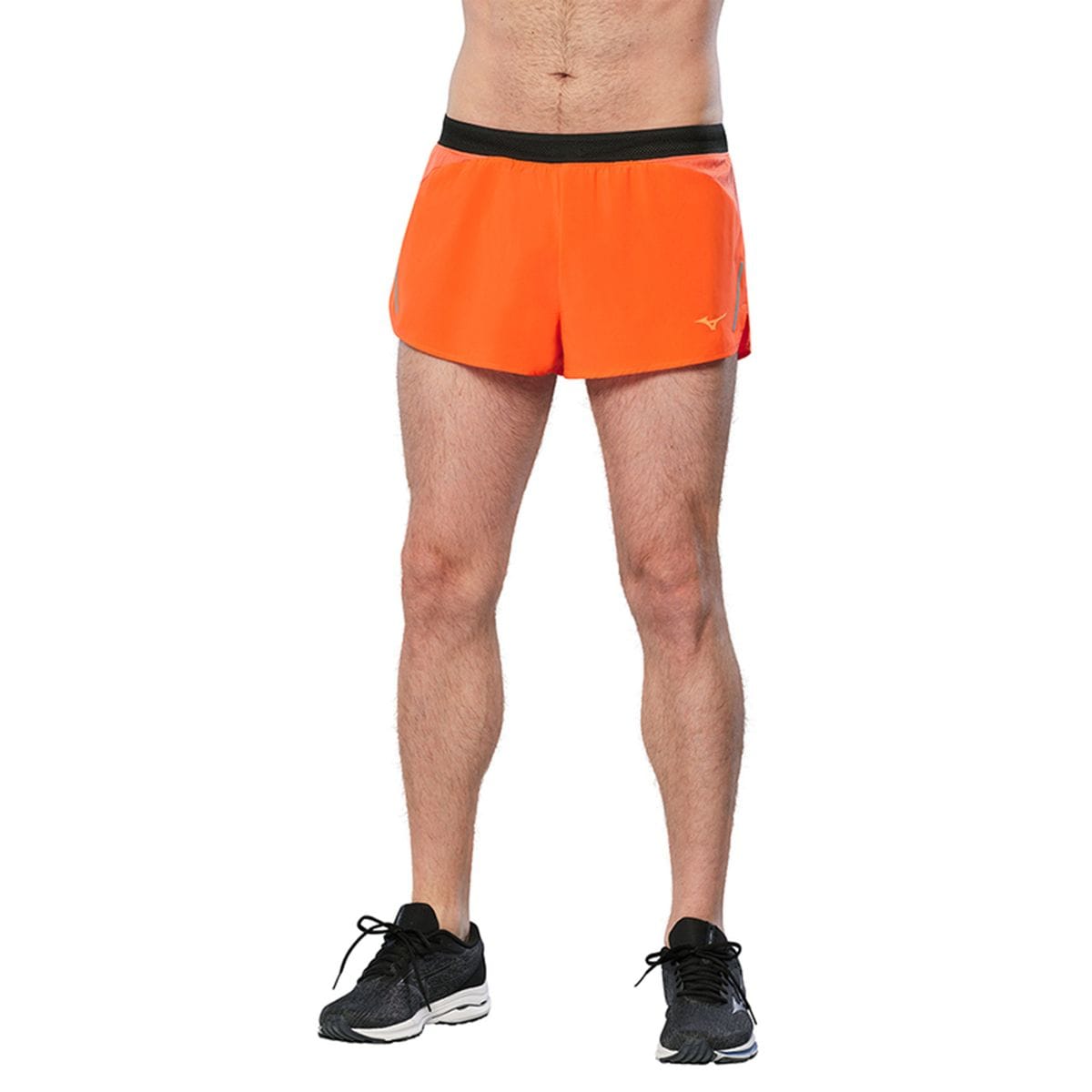 Shorts de Corrida Masculino Mizuno Aero Split 1.5 Laranja