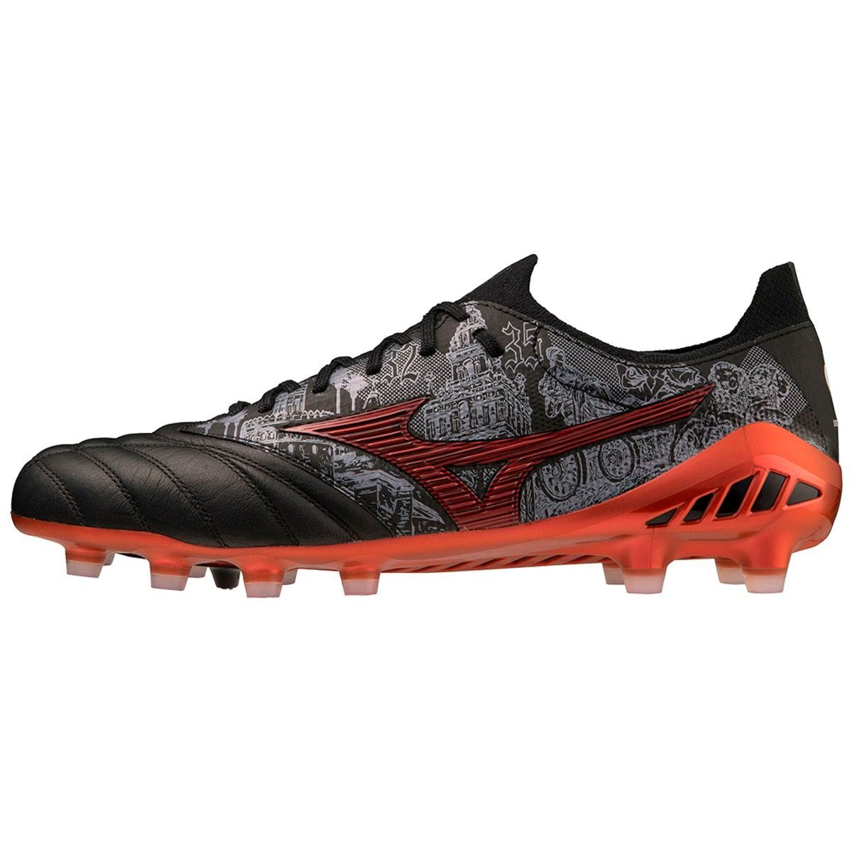 Chuteira de Campo Masculina Mizuno Neo III SR4 Beta Japan Preto