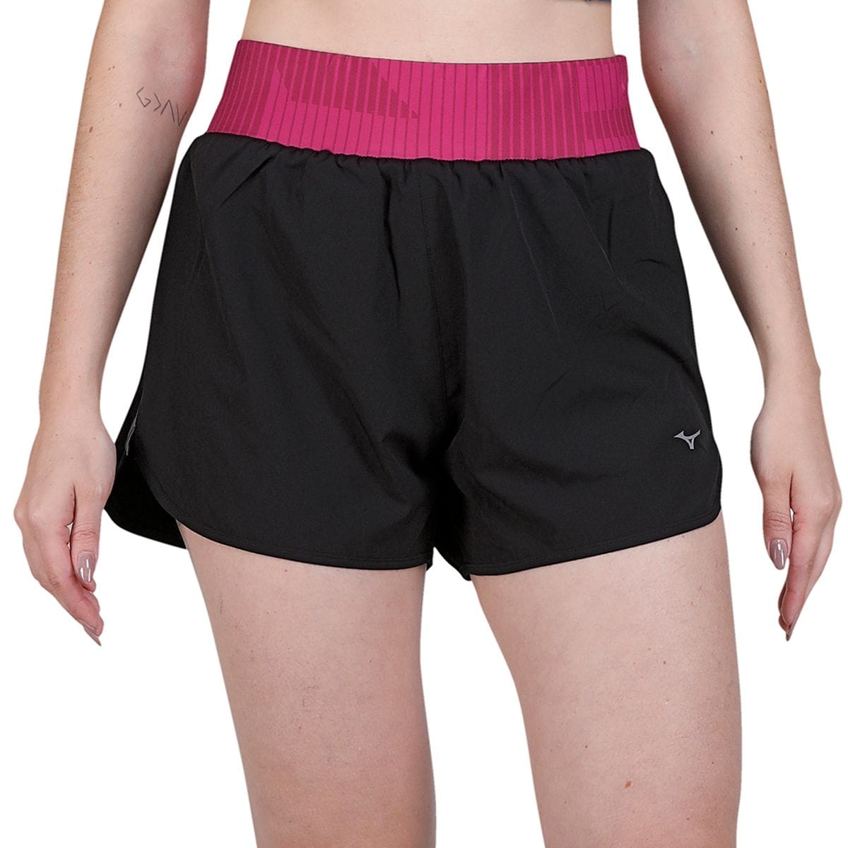 Shorts de Corrida Feminino Mizuno High Preto