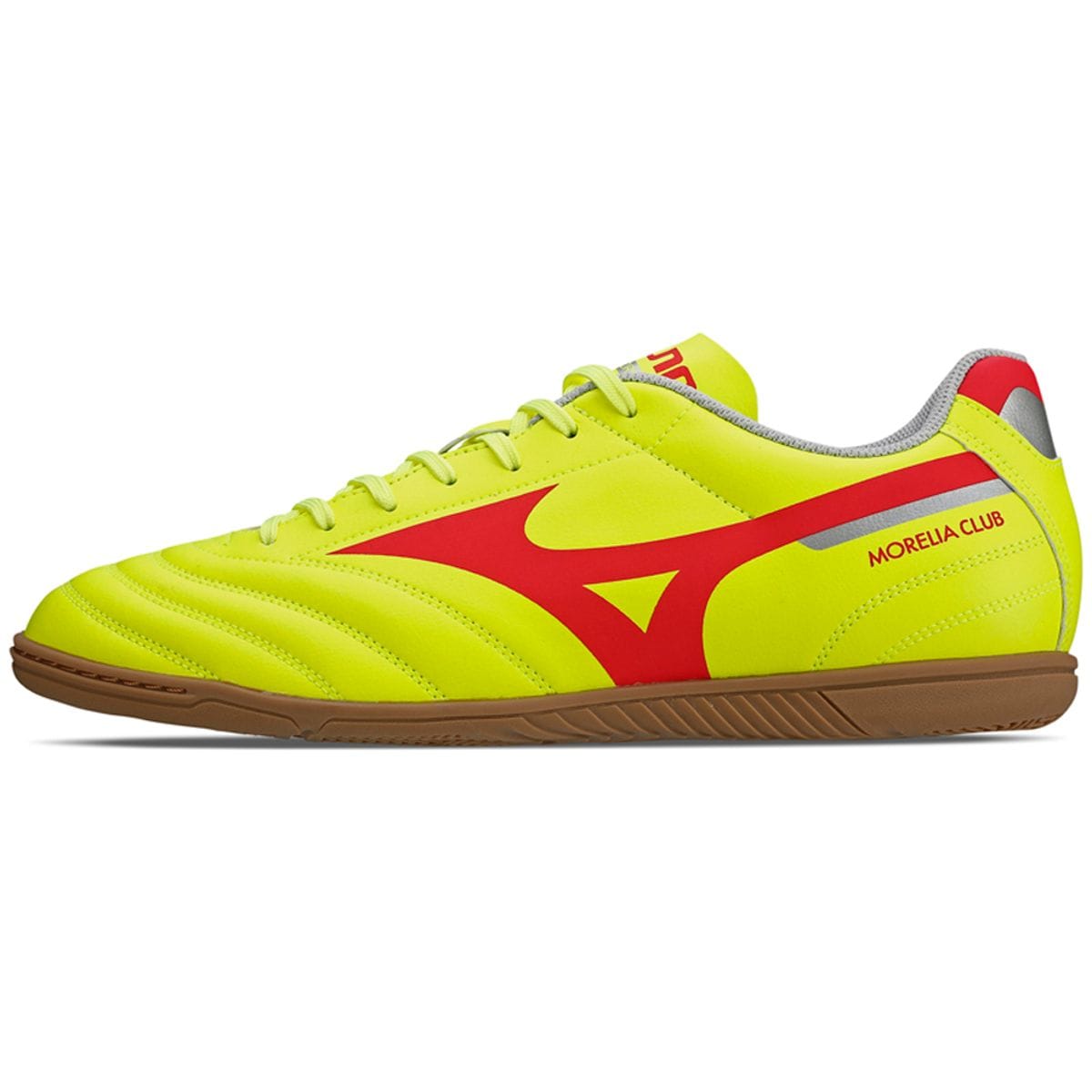 Vista principal Chuteira Futsal Masculina Mizuno Morelia Club IN Amarelo Mizuno