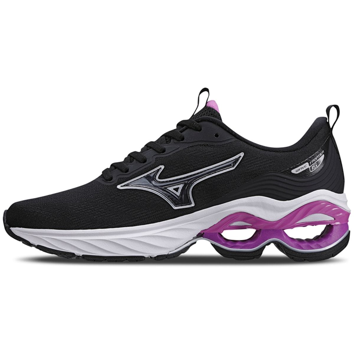 Tênis de Corrida Feminino Mizuno Wave Frontier 15 Preto