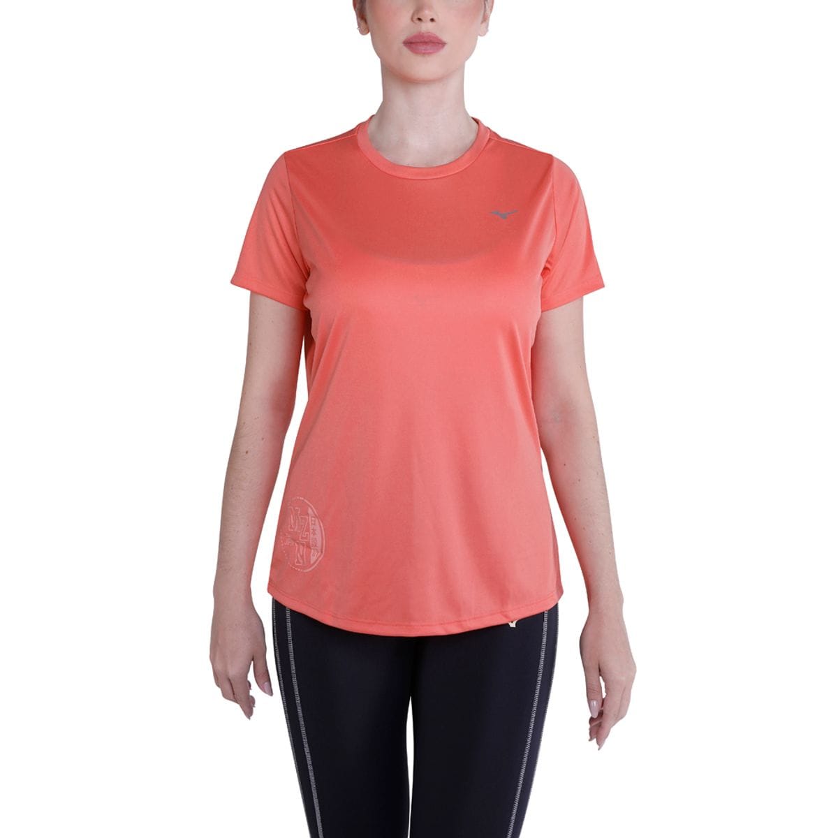 Camiseta de Treino Feminina Mizuno Energy Stamp Laranja