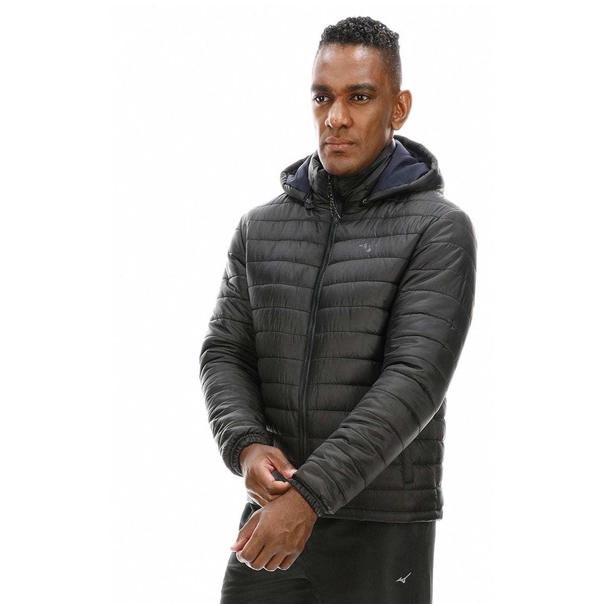 Jaqueta de Treino Masculina Mizuno Puff Preto