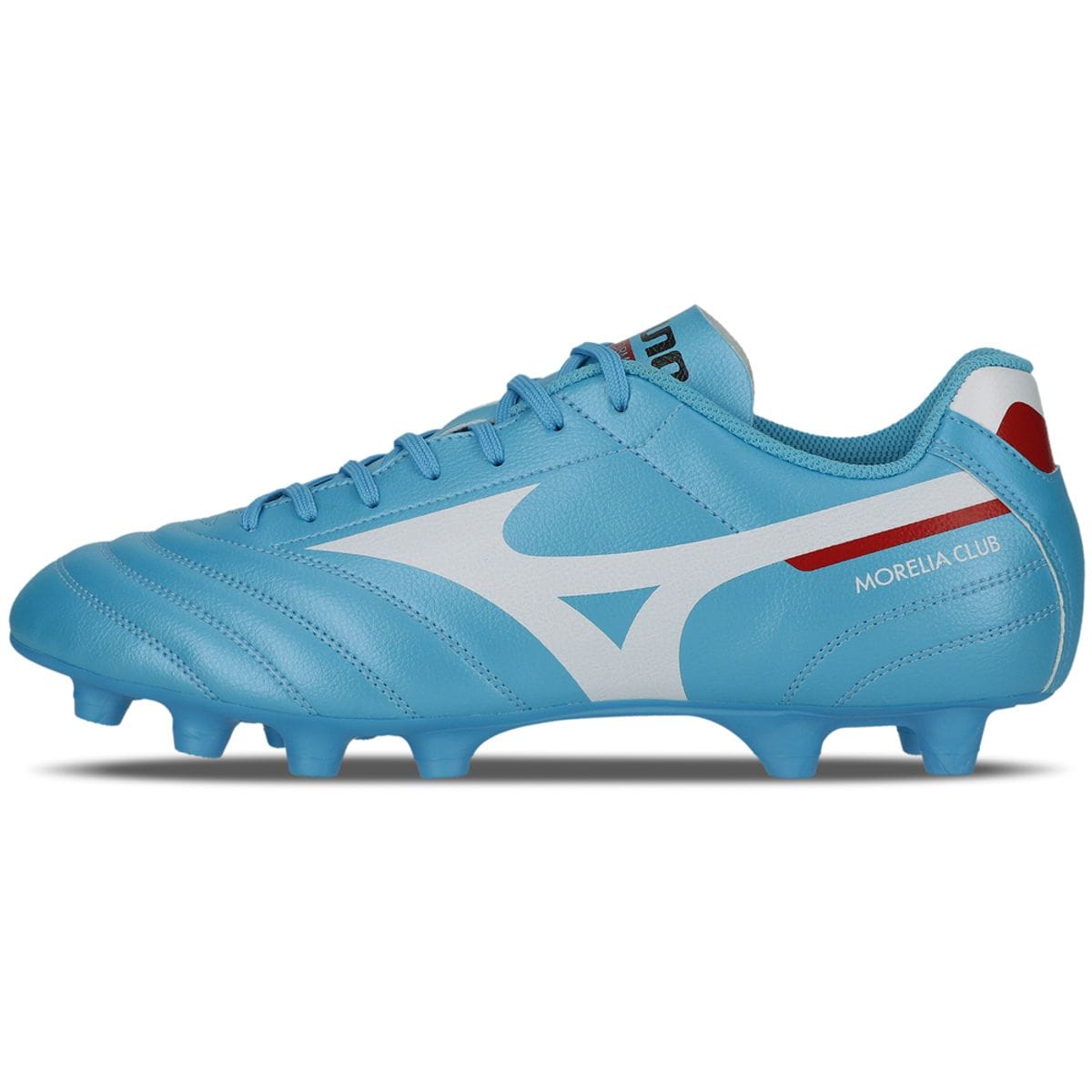 Vista principal Chuteira de Campo Masculina Mizuno Morelia Club MD Azul Mizuno
