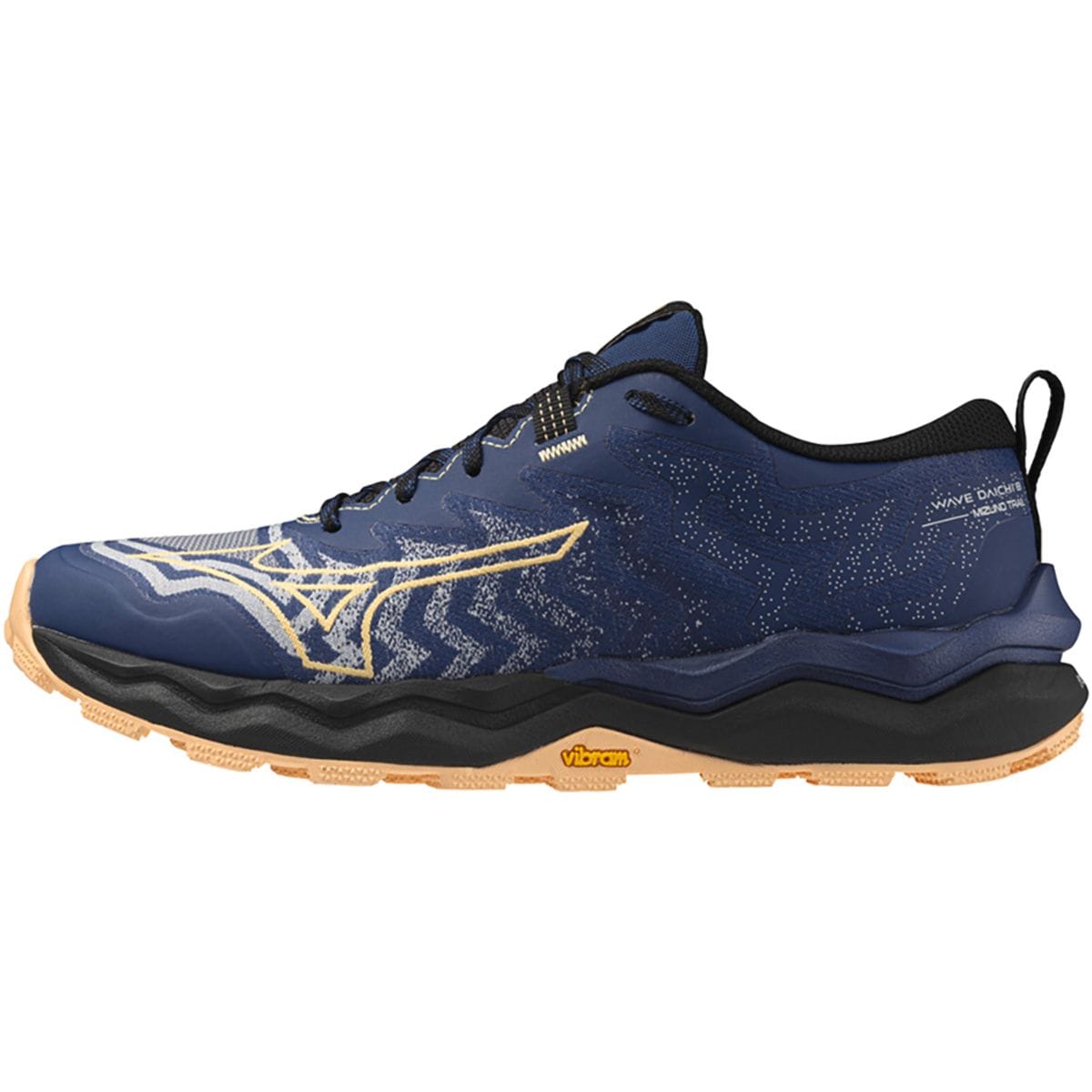 Vista principal Tênis de Trilha Feminino Mizuno Wave Daichi 8 Azul Mizuno