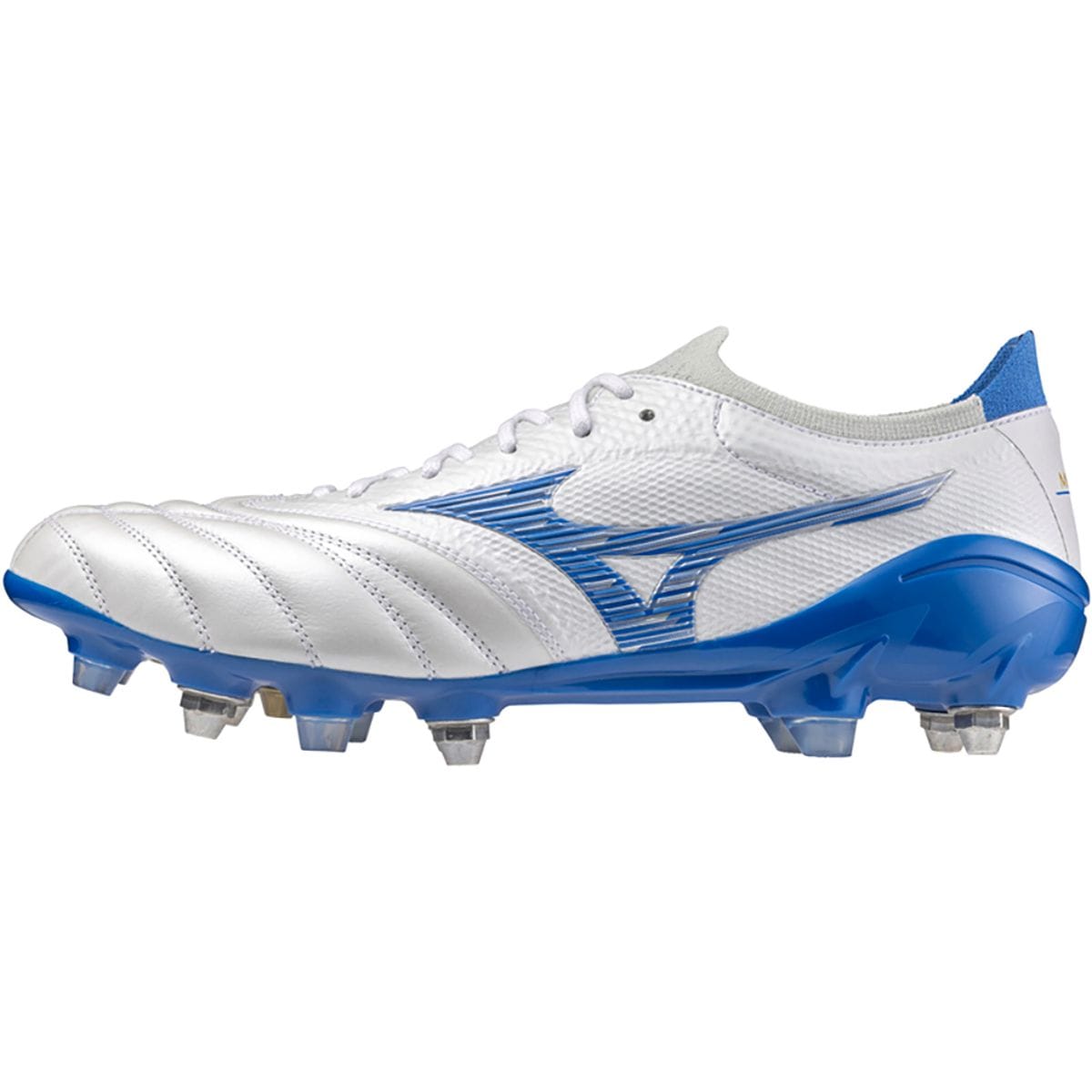 Chuteira de Campo Masculina Mizuno Morelia Neo IV Japan Mix Branco