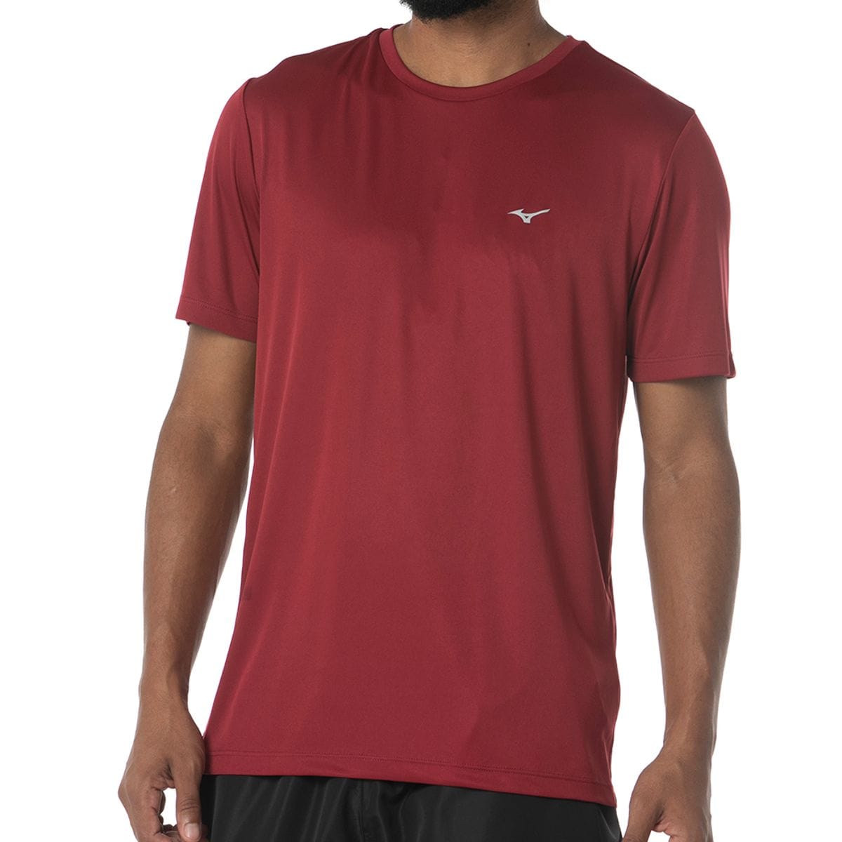 Camiseta de Corrida Masculina Mizuno Run Spark 2 Vermelho