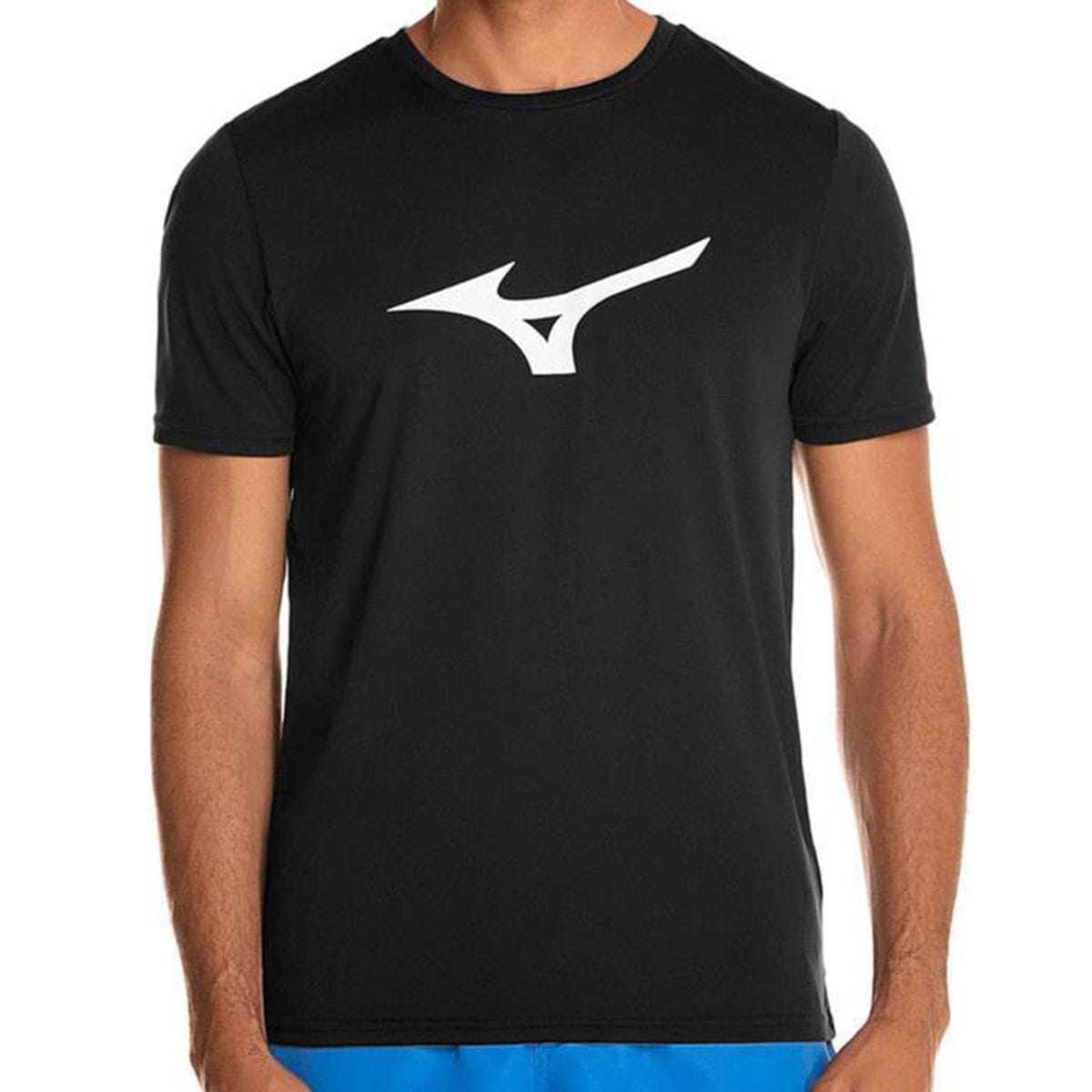 Camiseta de Corrida Masculina Mizuno Run Spark Preto