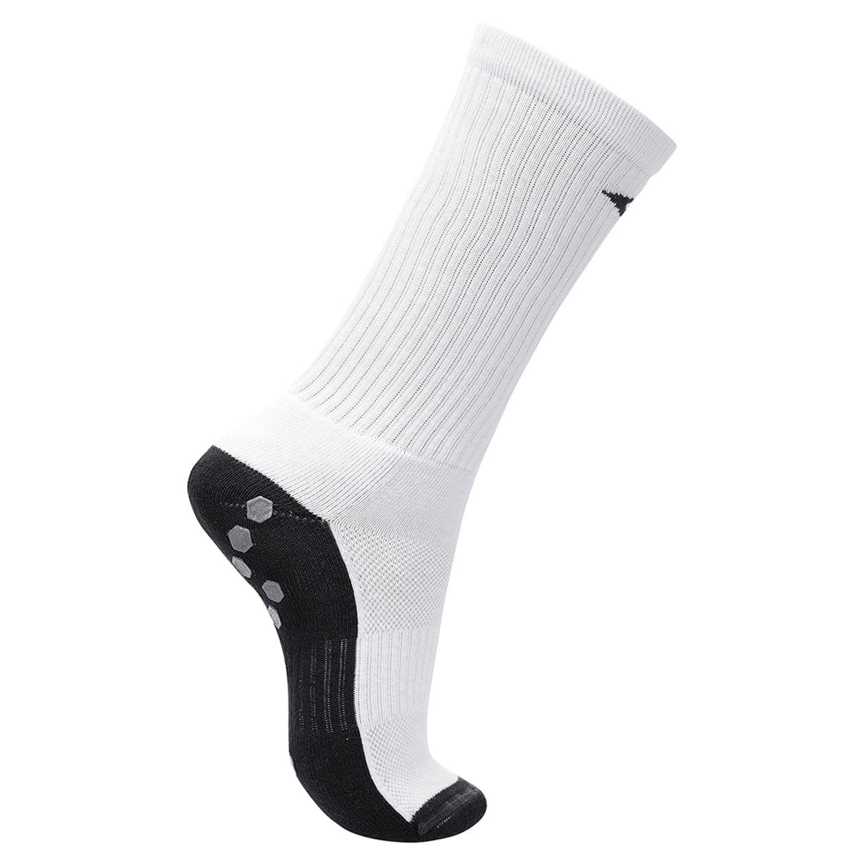 Meia Mizuno Grip Cano Médio Antiderrapante Tam. Branco