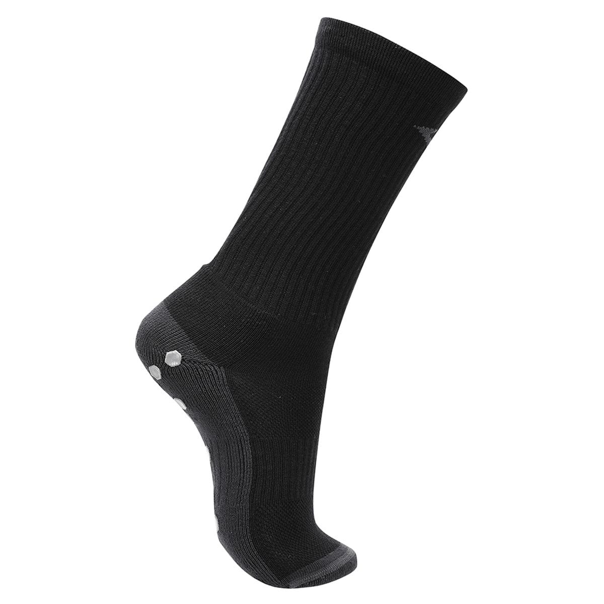 Meia Mizuno Grip Cano Médio Antiderrapante Tam. Preto