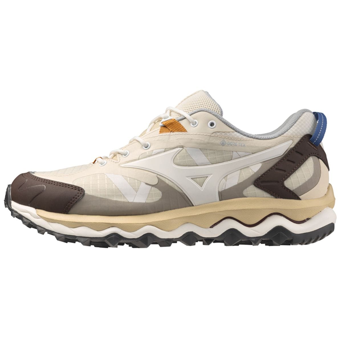 Vista principal Tênis de Trilha Mizuno Wave Mujin TL GTX Cinza Mizuno