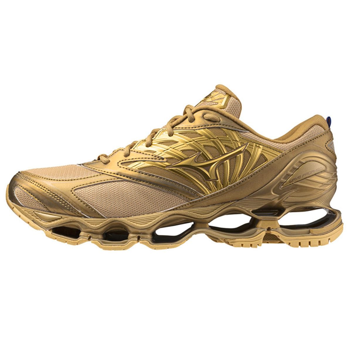 Tênis Mizuno Wave Prophecy Ls Shinzo Dourado