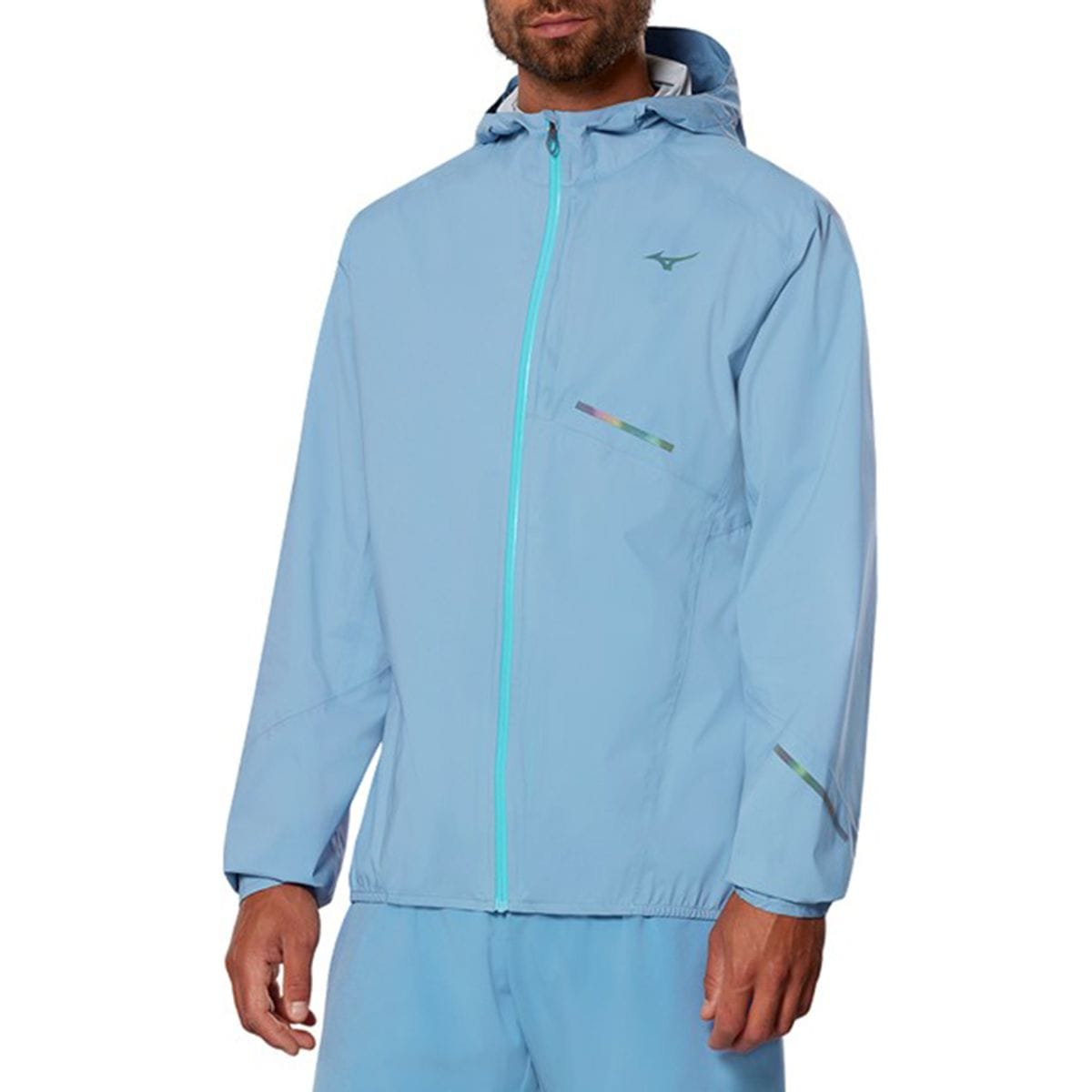 Jaqueta de Corrida Masculina Waterproof 20K ER Azul