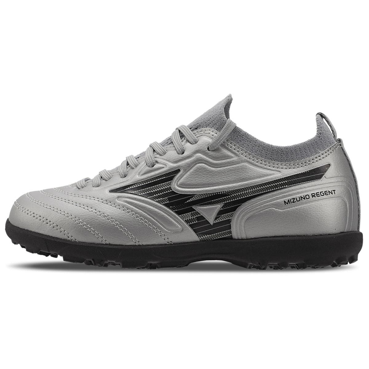 Chuteira Society Mizuno Regent AS Junior Prata