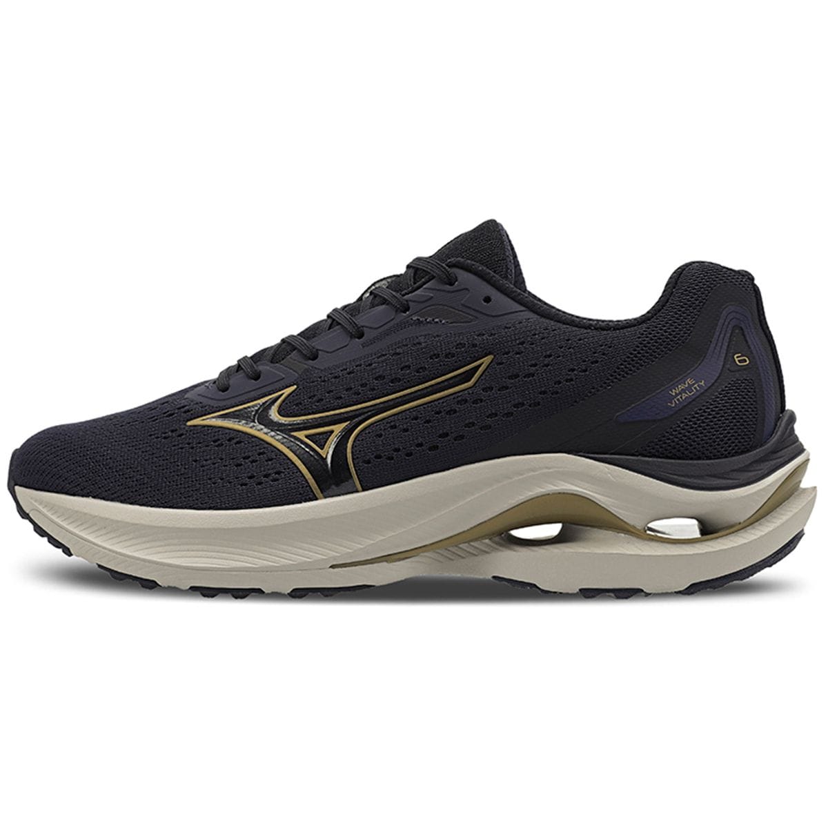 Vista principal Tênis de Corrida Masculino Mizuno Wave Vitality 6 Azul Mizuno