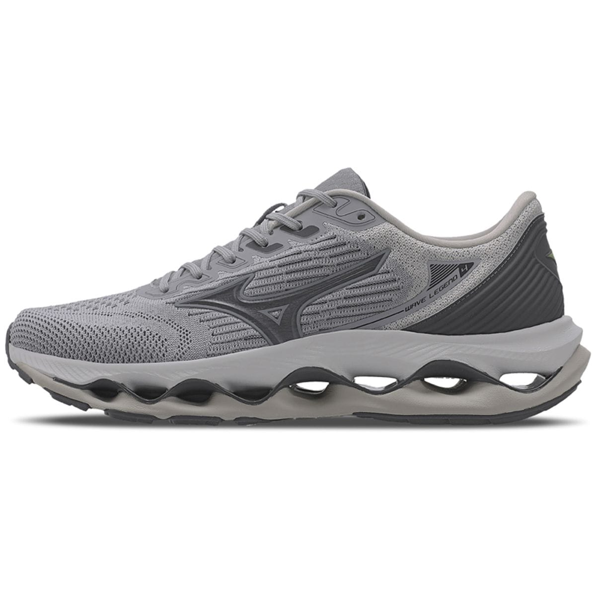 Tênis de Corrida Masculino Mizuno Wave Legend 4 Cinza