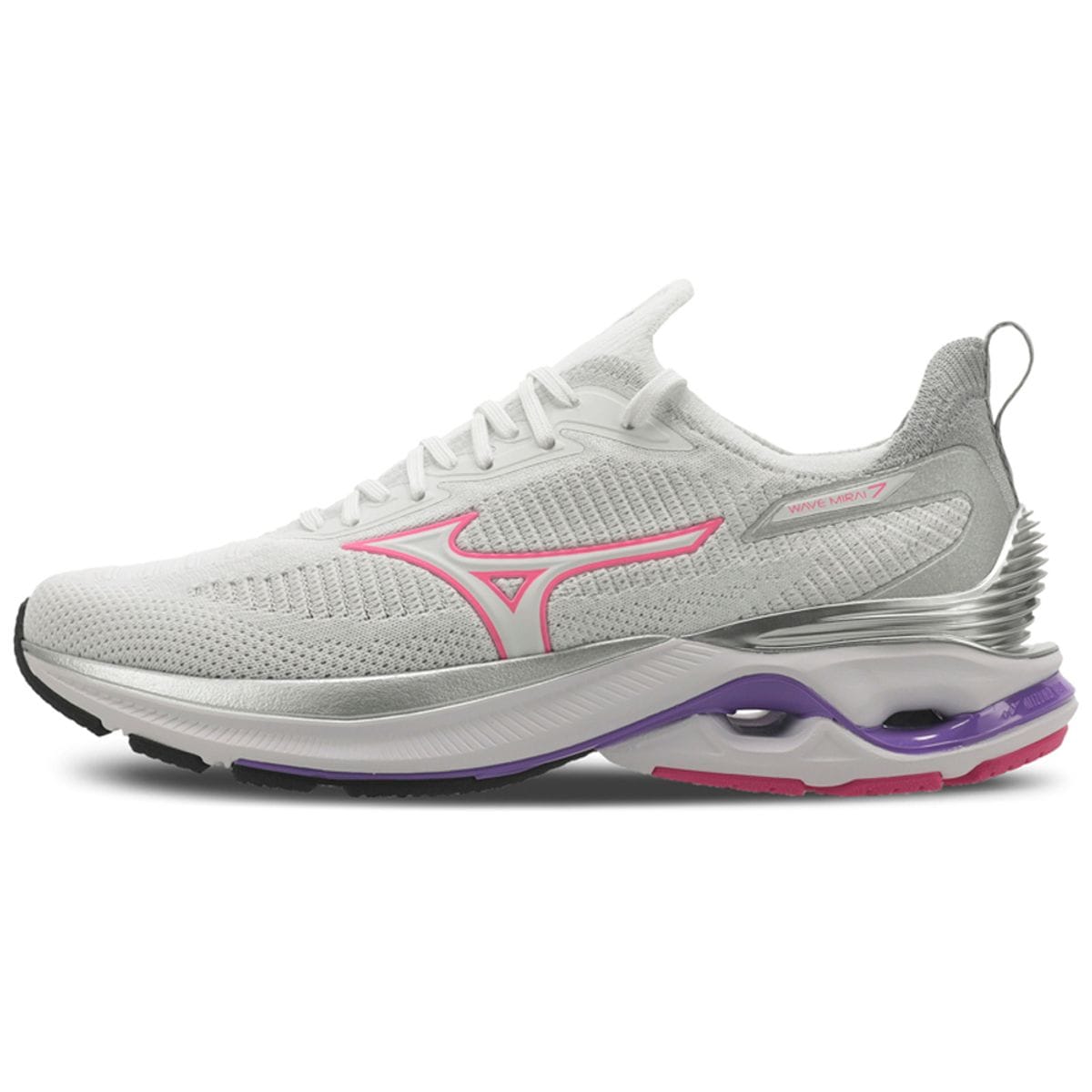 Tênis de Corrida Feminino Mizuno Wave Mirai 7 Branco