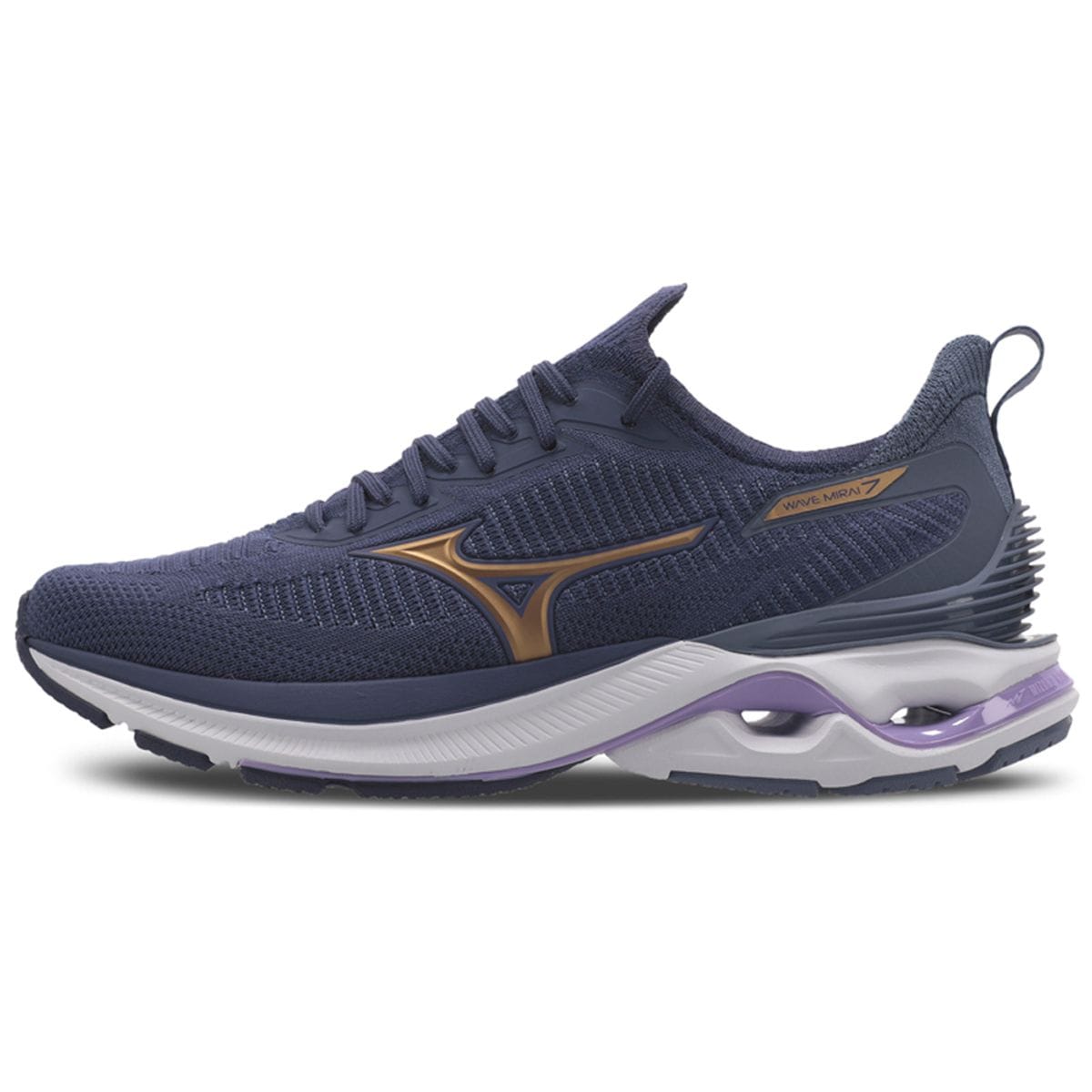 Tênis de Corrida Feminino Mizuno Wave Mirai 7 Roxo