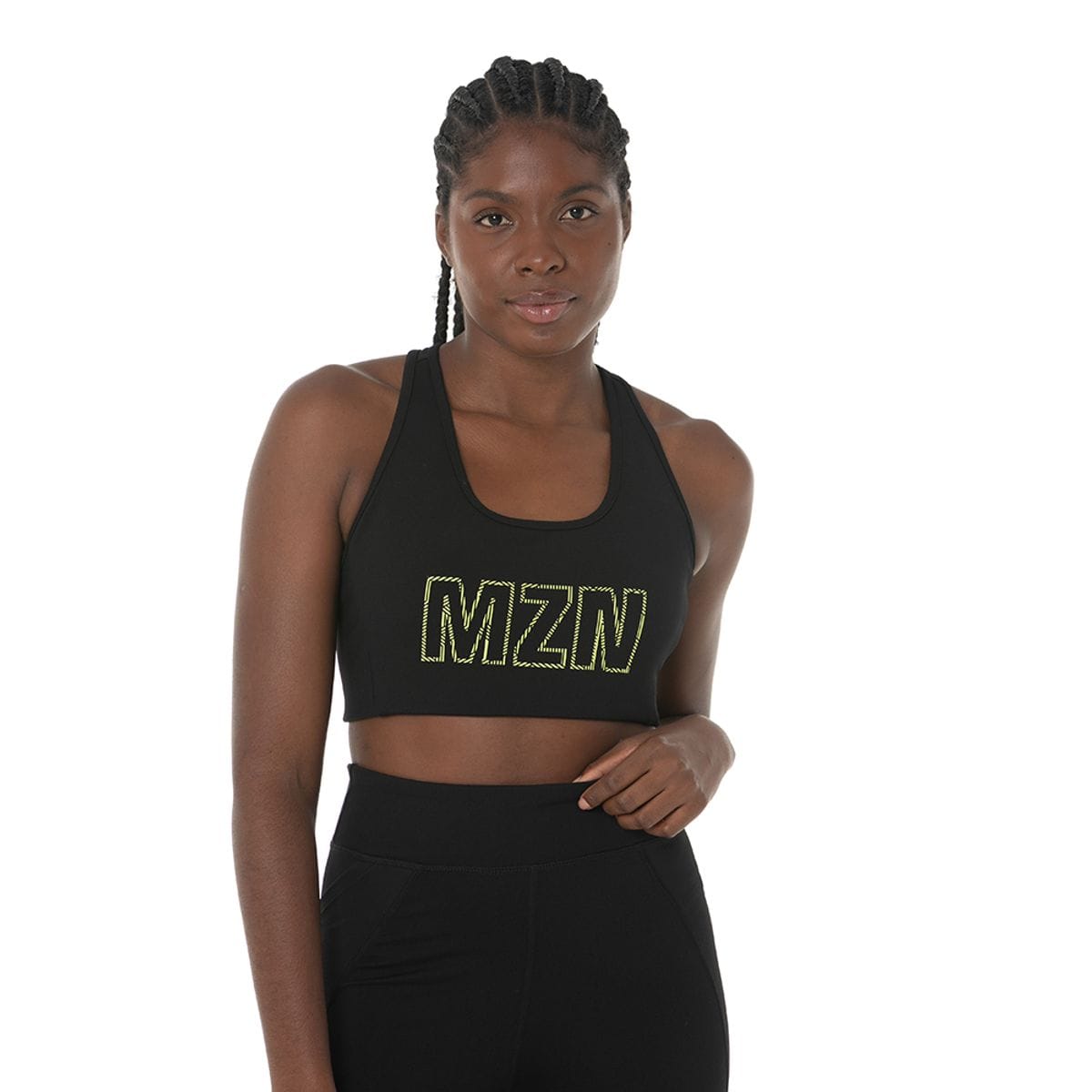 Top de Corrida Feminino Mizuno Run Easy 5 Preto