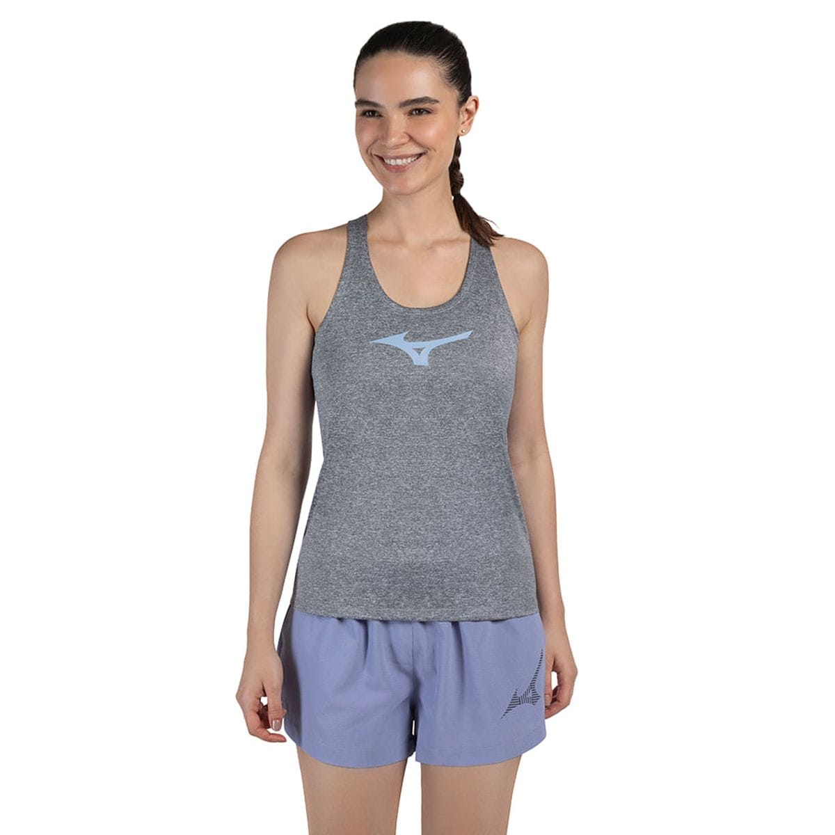 Regata de Corrida Feminina Mizuno Spark Big Logo Azul