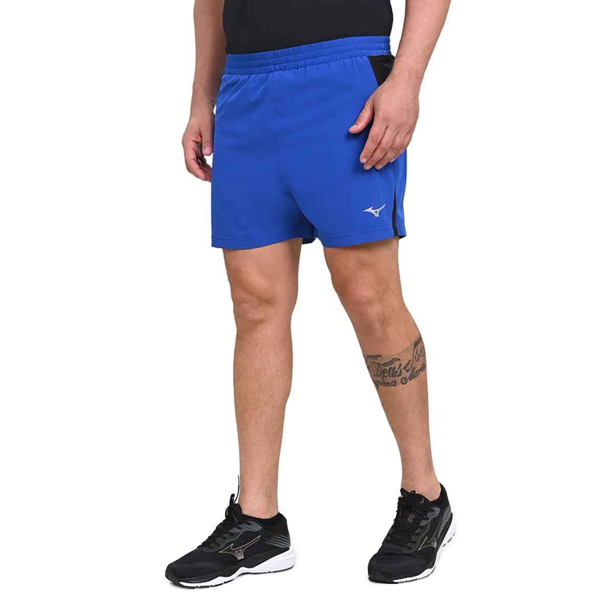 Shorts de Corrida Masculino Mizuno Focus 40cm Azul