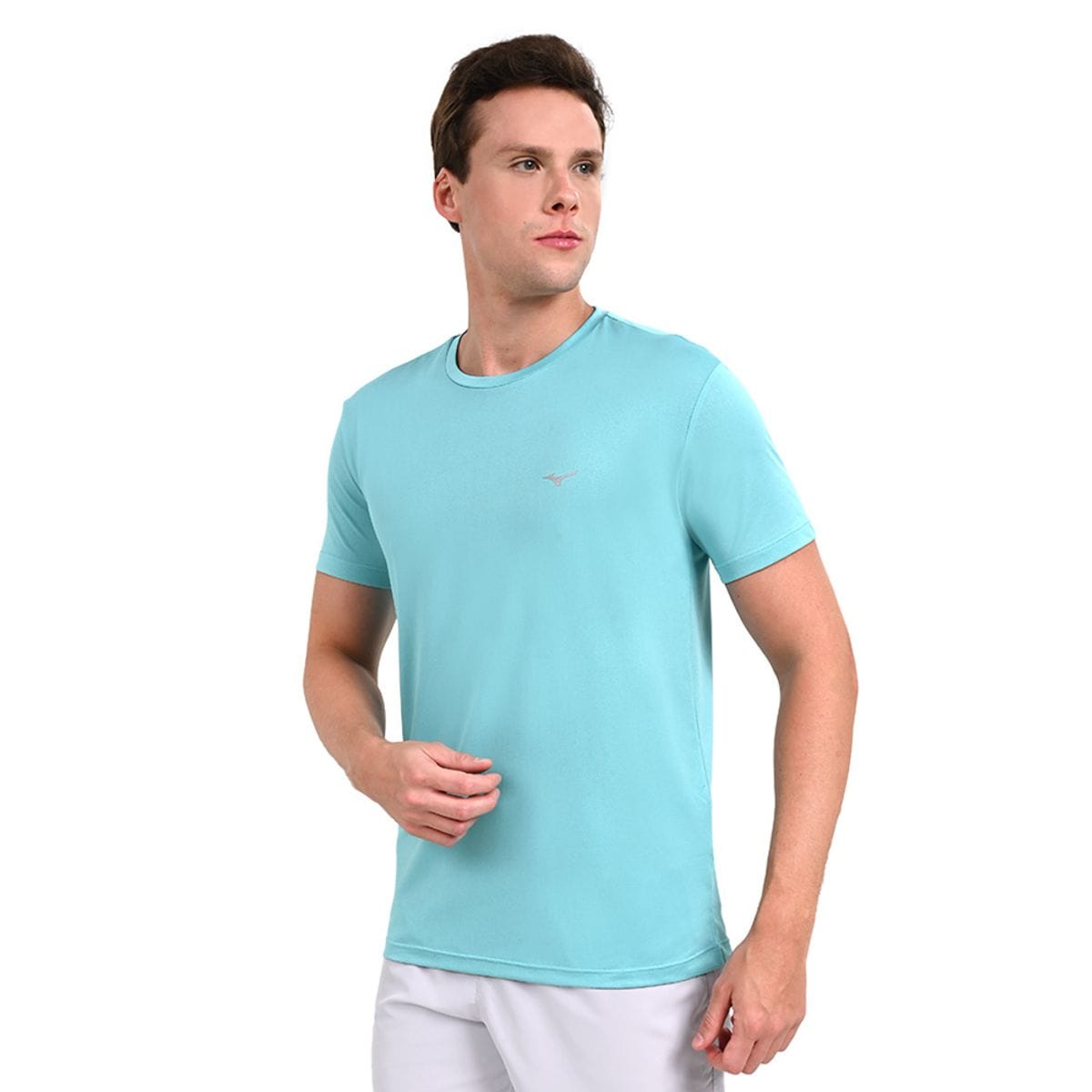 Camiseta de Corrida Masculina Mizuno Nirvana New Verde