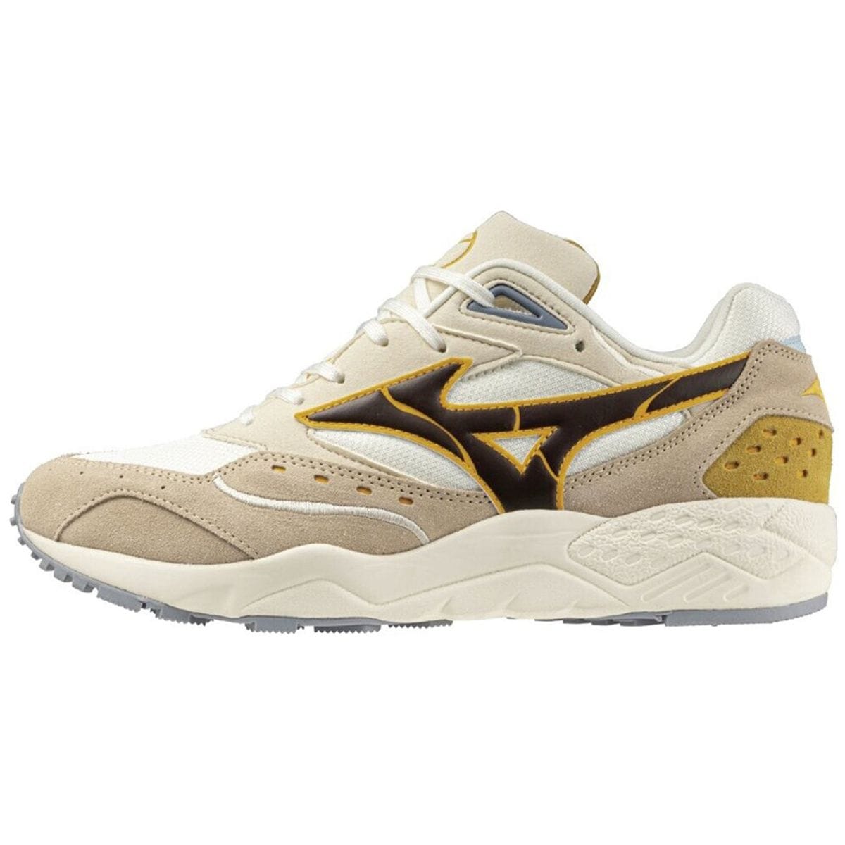 Vista principal Tênis Casual Unissex Mizuno Contender Kintsugi Bege Mizuno
