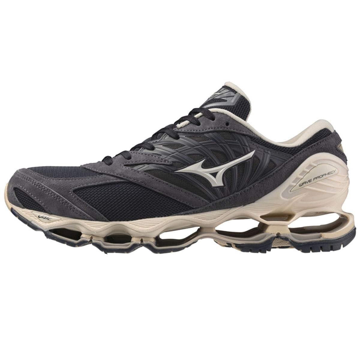 Tênis Casual Mizuno Wave Prophecy Ls Suede Cinza