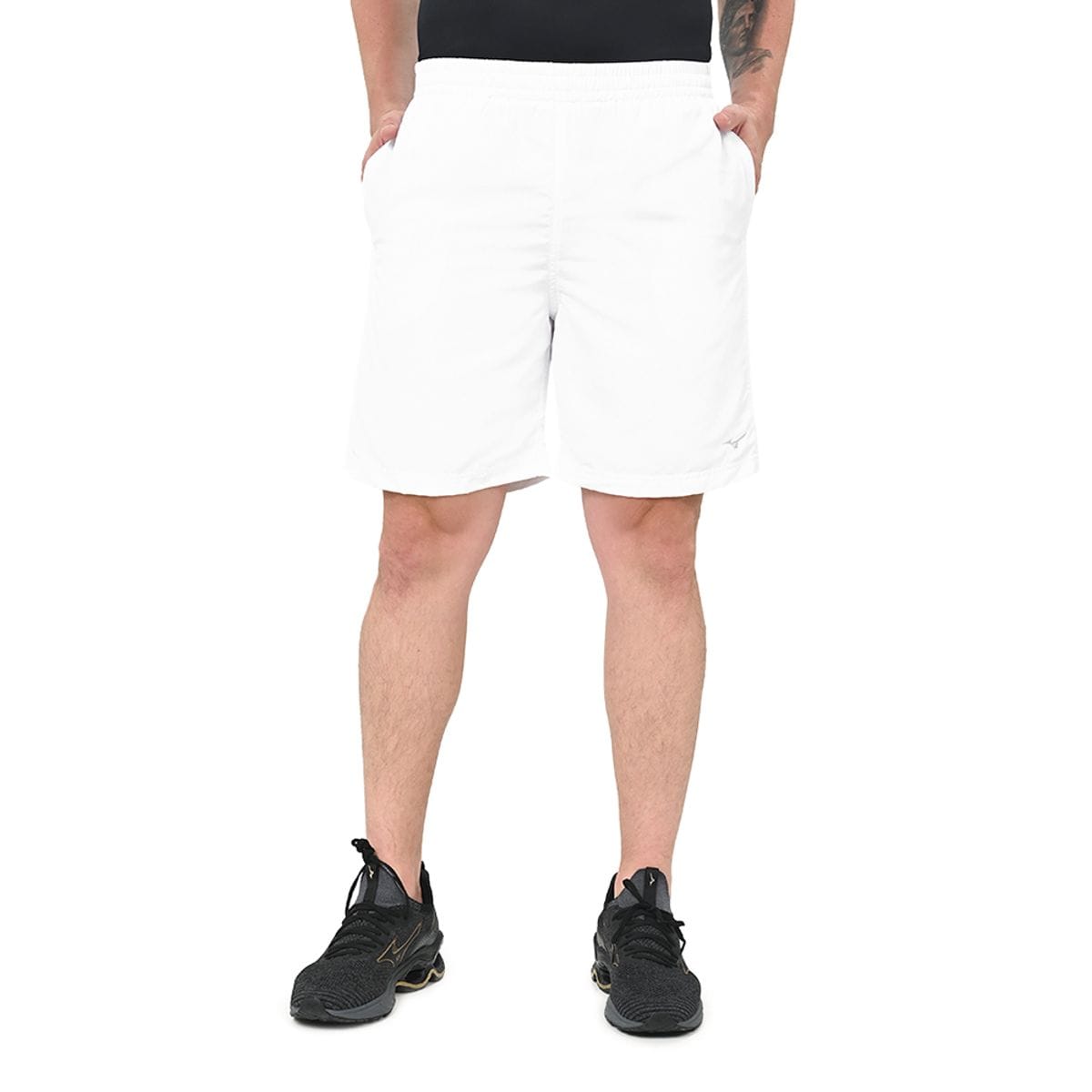 Bermuda de Treino Masculina Mizuno Basic Rip Stop 3 Branco