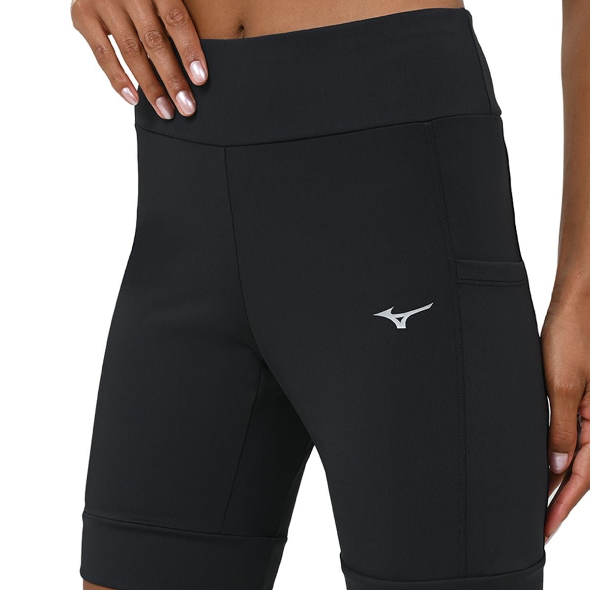 Bermuda de Corrida Feminina Mizuno Run Tech Preto