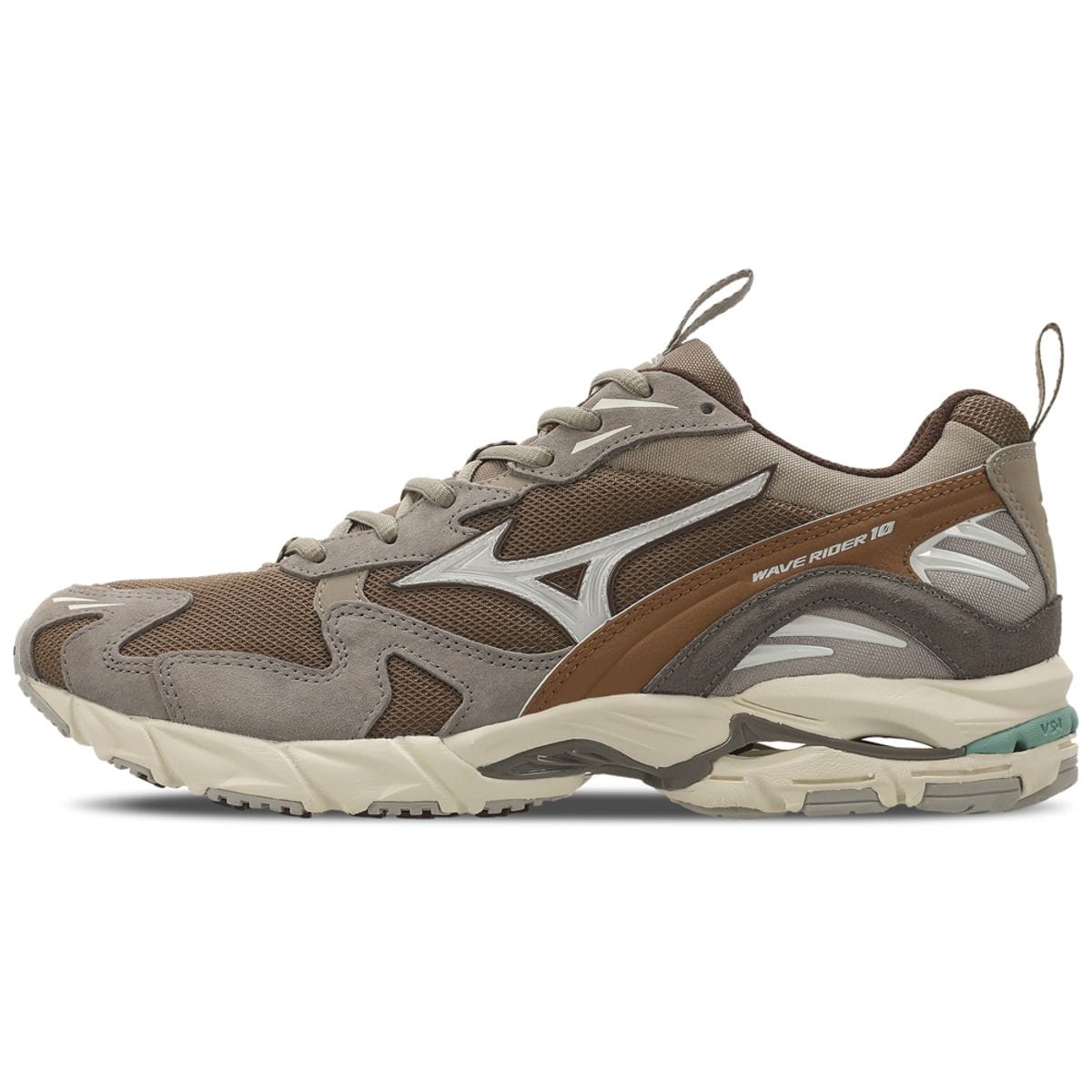 Tênis Casual Mizuno Wave Rider 10 Premium Marrom