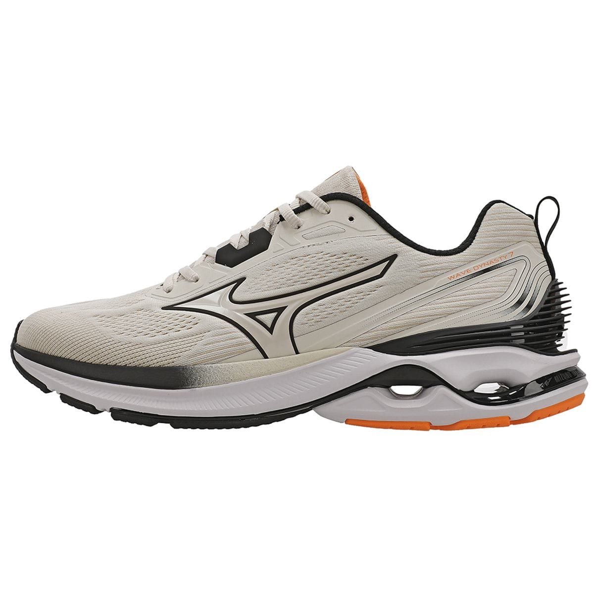 Tênis de Corrida Mizuno Wave Dynasty 7 Masculino Bege