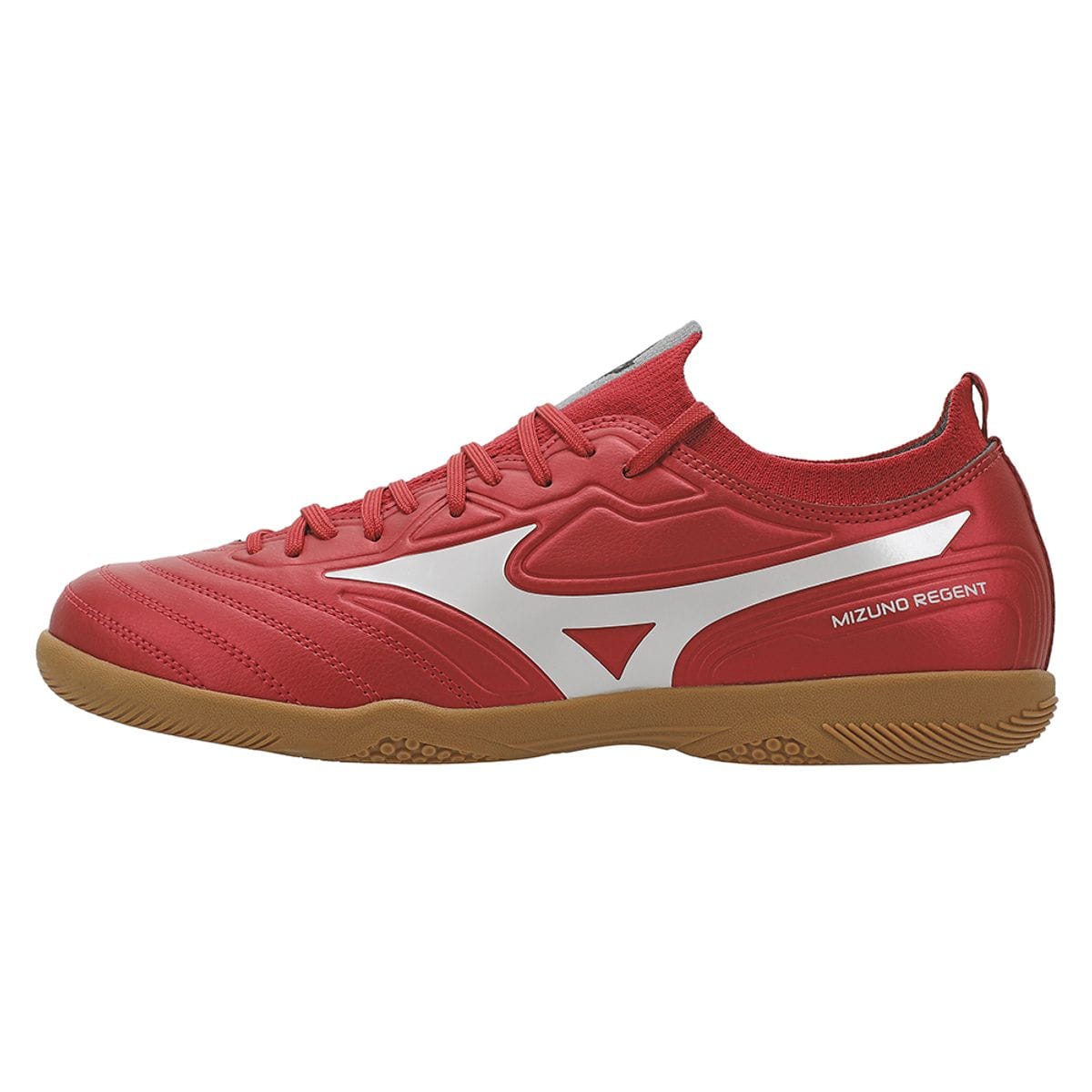 Vista principal Chuteira Futsal Mizuno Regent IN Masculina Vermelho Mizuno