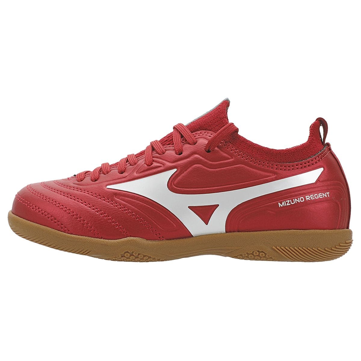 Chuteira Futsal Mizuno Regent IN Junior Vermelho