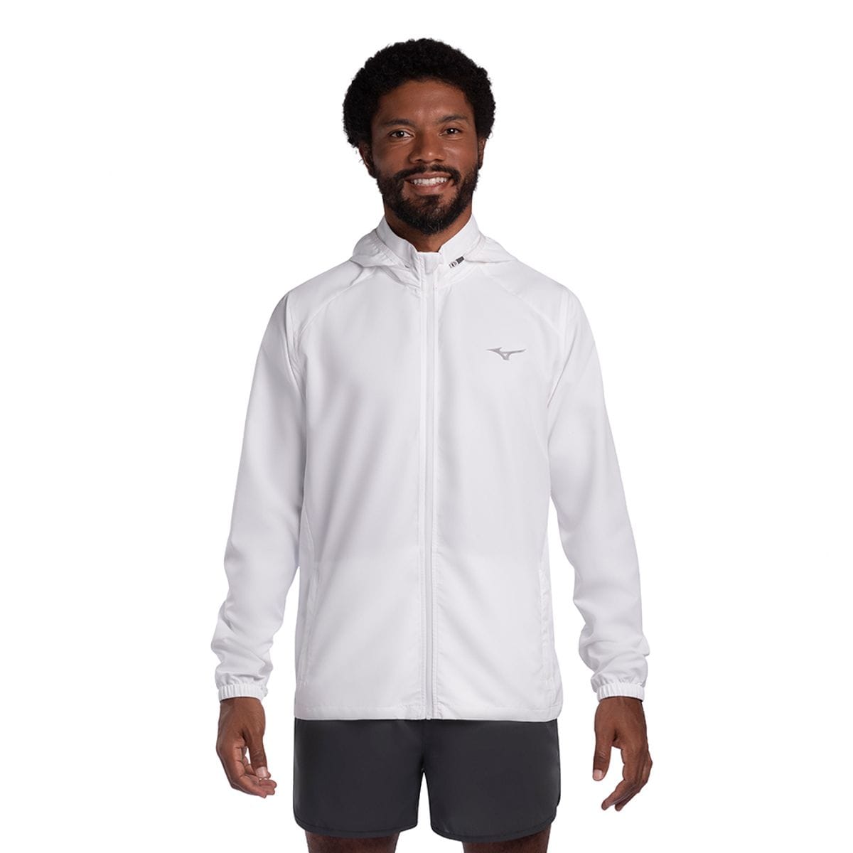 Jaqueta de Corrida Masculina Mizuno Focus Branco