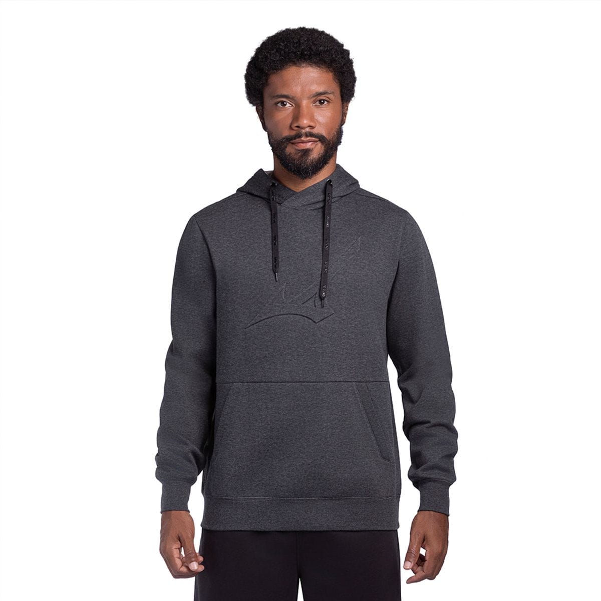 Vista principal Moletom Casual Mizuno Soft II Cinza Mizuno