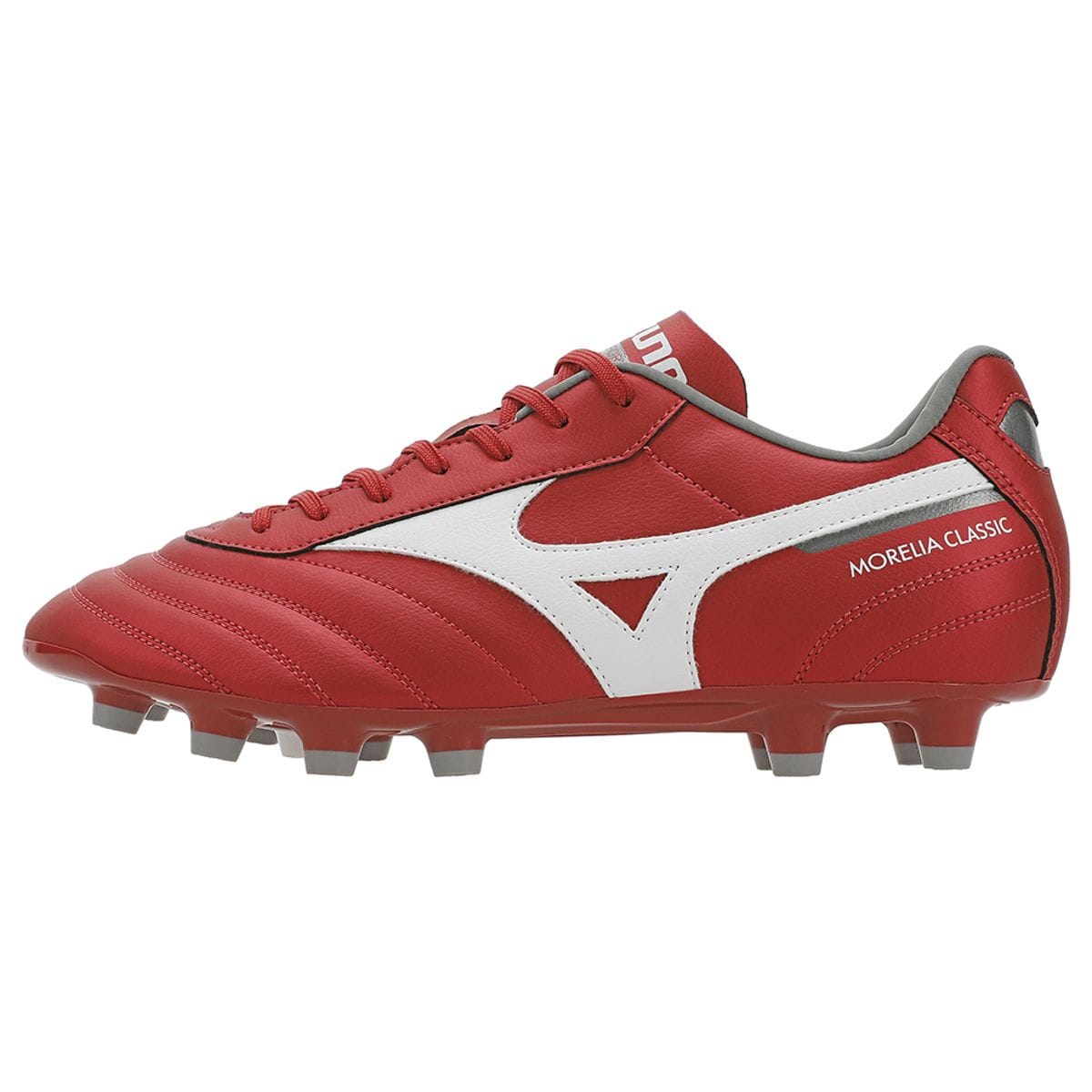 Vista principal Chuteira de Campo Mizuno Morelia Classic MD Masculina Vermelho Mizuno