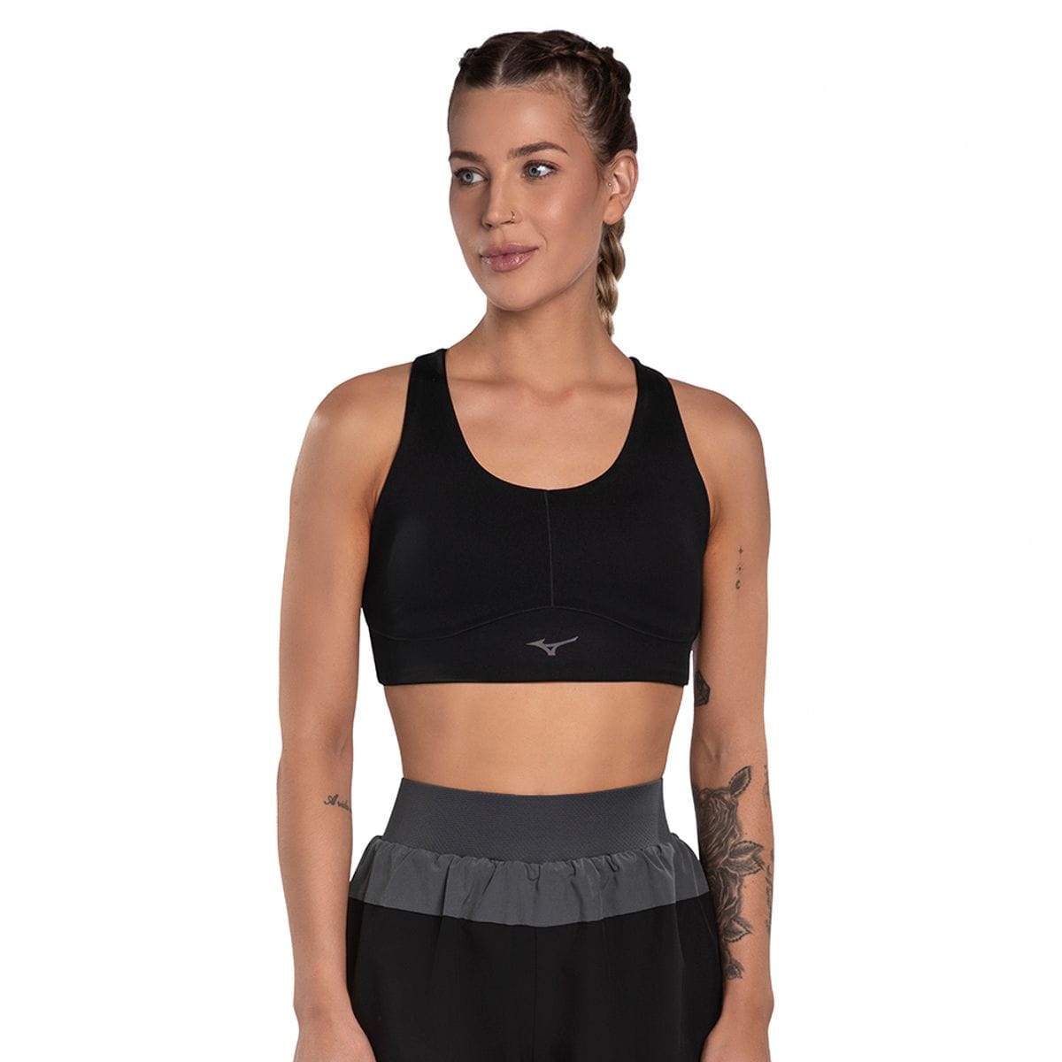 Top de Corrida Mizuno Performance Feminino Preto