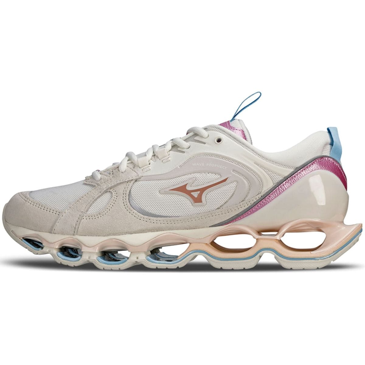 Tênis Casual Mizuno Wave Prophecy Beta 2 Bege