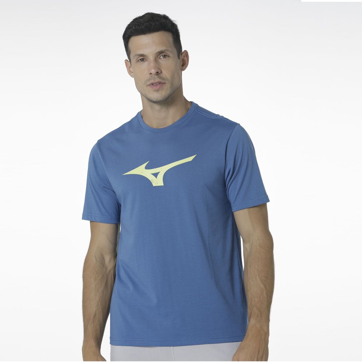 Camiseta Masculina Mizuno Basic Big Azul