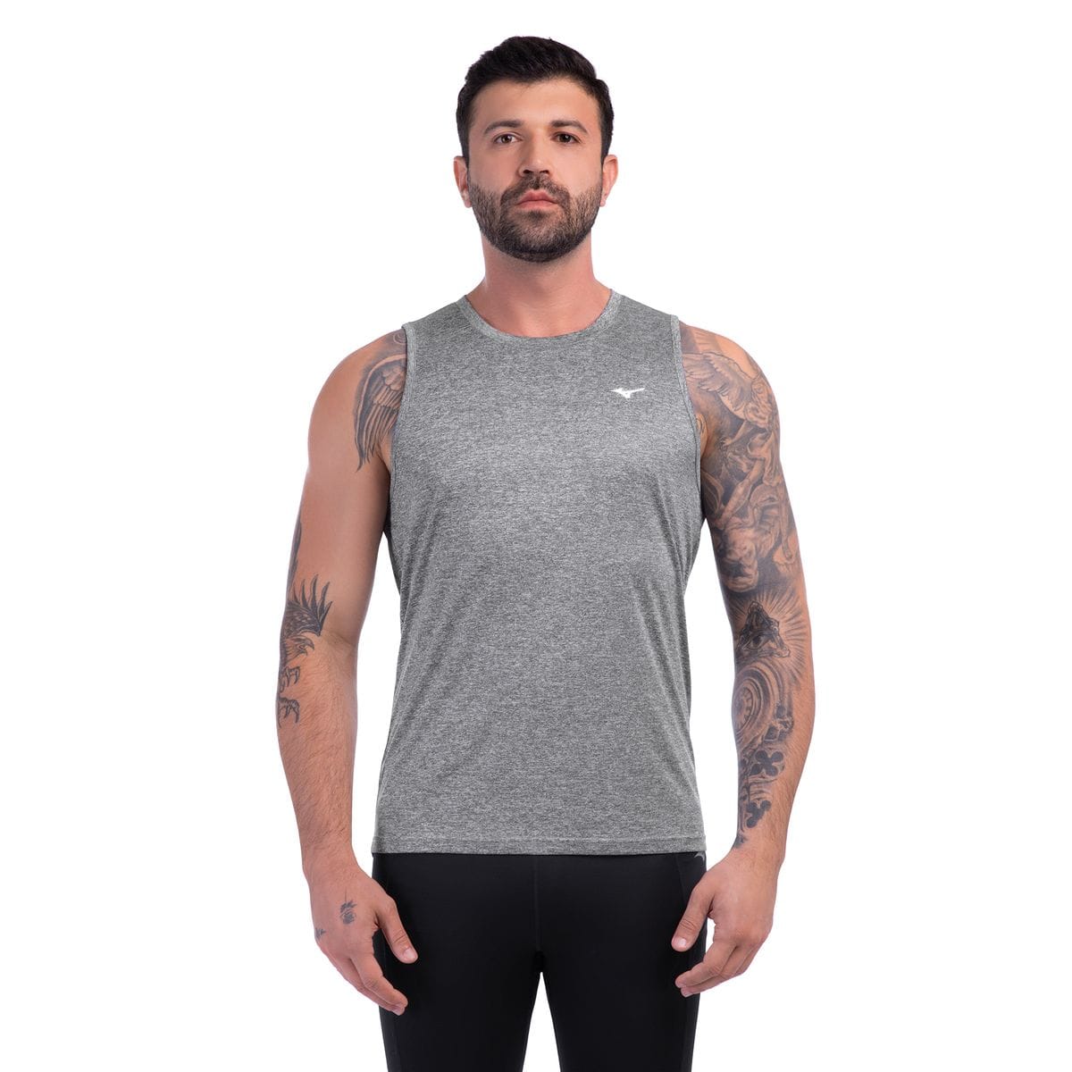 Vista principal Regata de Corrida Mizuno Run Spark 2 Masculina Cinza Mizuno