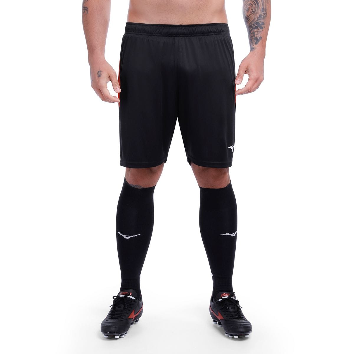 Shorts de Futebol Mizuno Morelia Masculino Preto